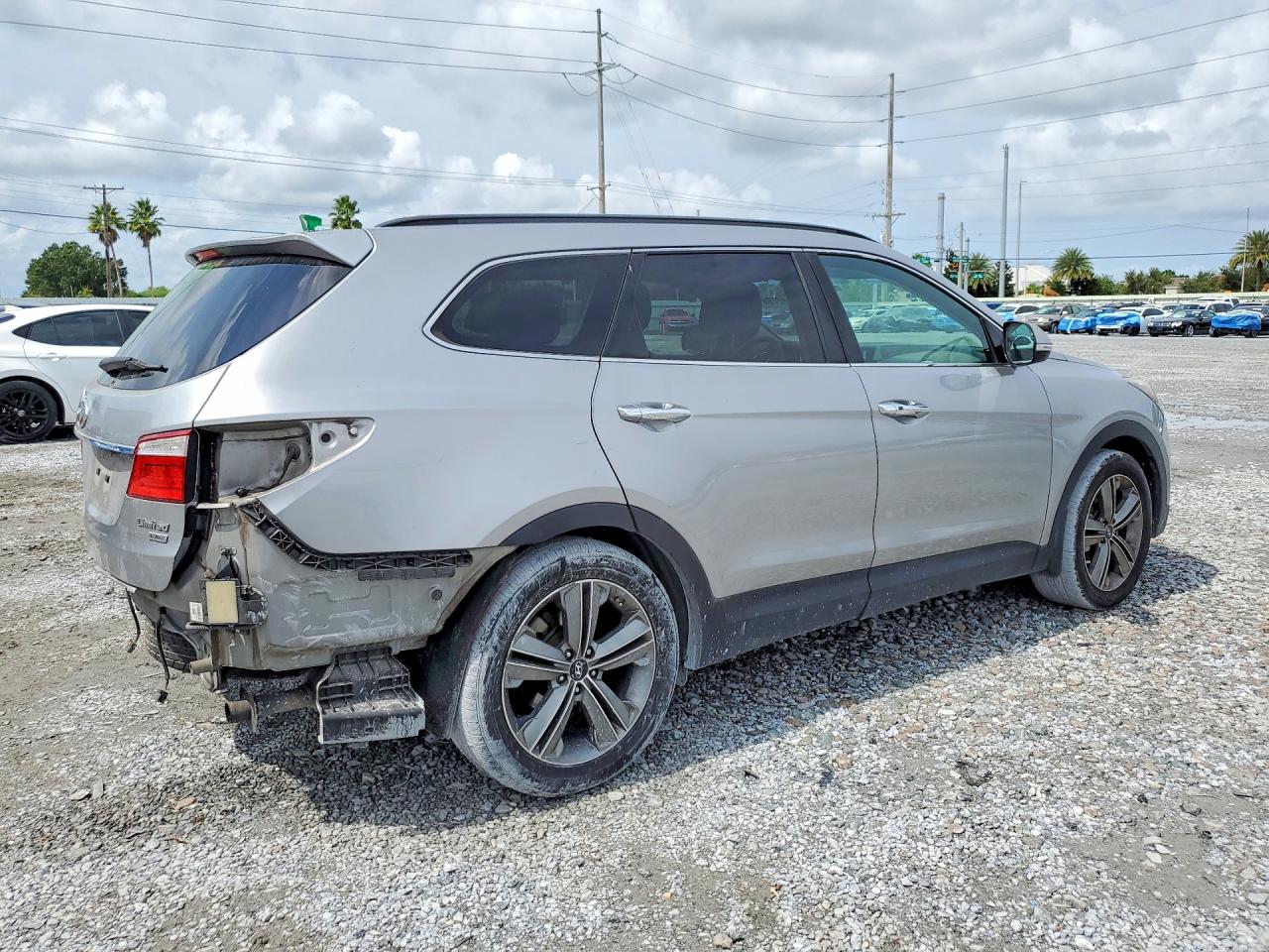 2015 Hyundai Santa Fe Limited Silver vin: KM8SR4HF3FU112626