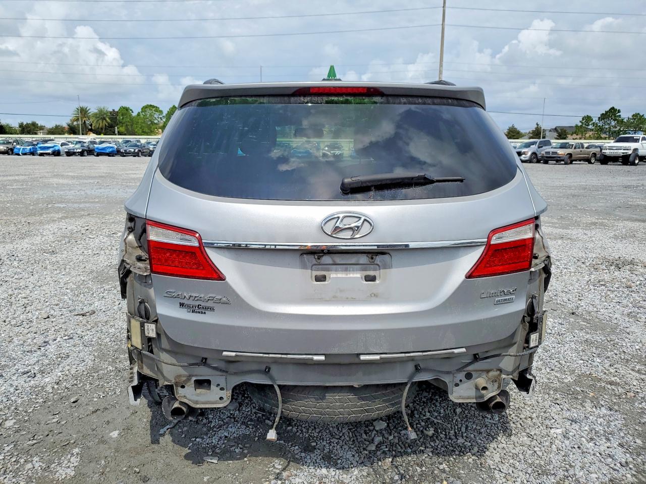 2015 Hyundai Santa Fe Limited Silver vin: KM8SR4HF3FU112626