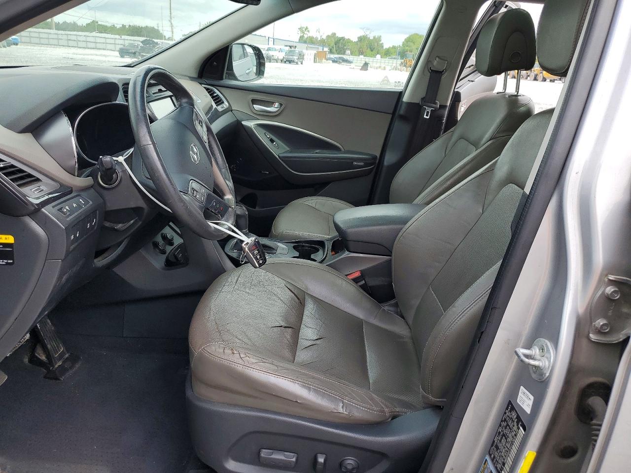 2015 Hyundai Santa Fe Limited Silver vin: KM8SR4HF3FU112626
