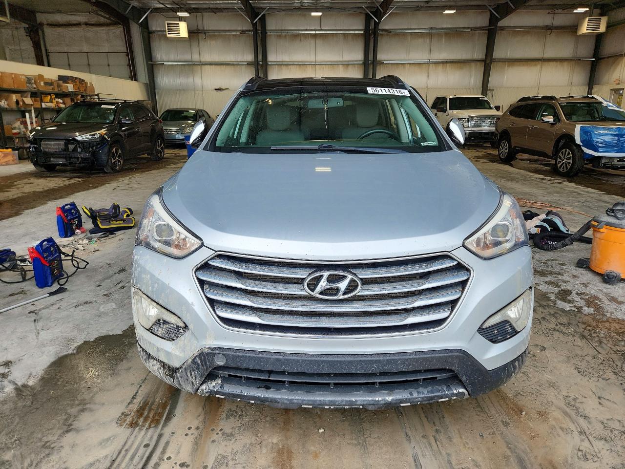 2015 Hyundai Santa Fe Limited Silver vin: KM8SR4HF3FU113159