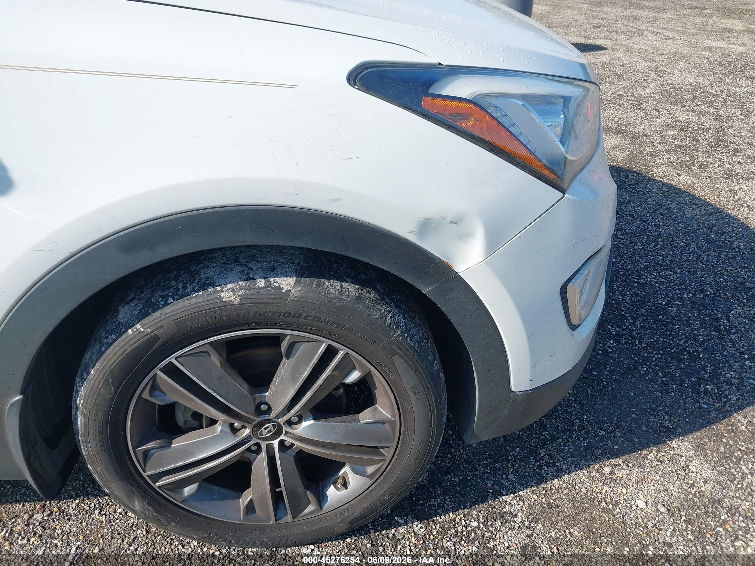 2015 Hyundai Santa Fe Limited White vin: KM8SR4HF3FU128454