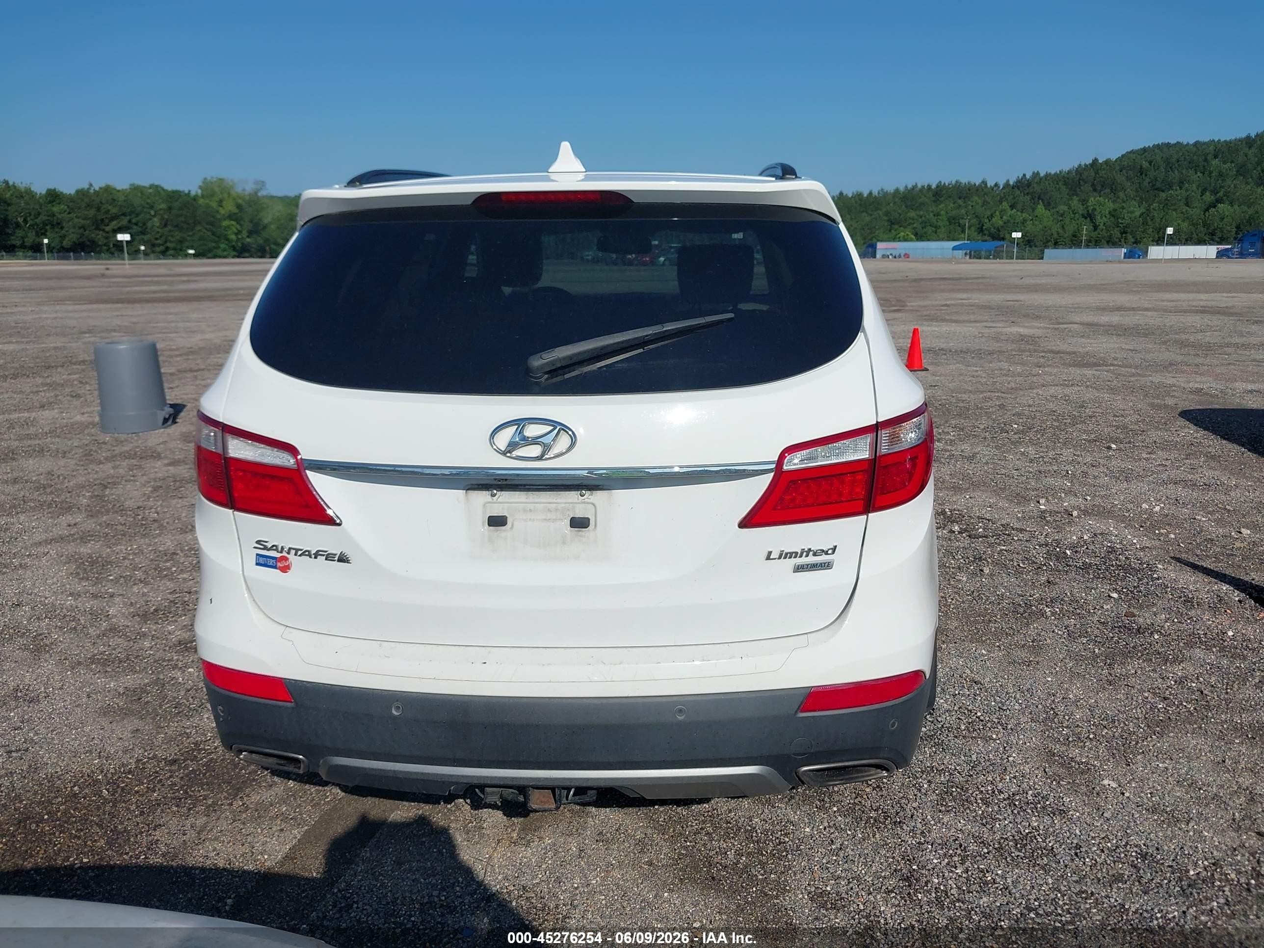 2015 Hyundai Santa Fe Limited White vin: KM8SR4HF3FU128454