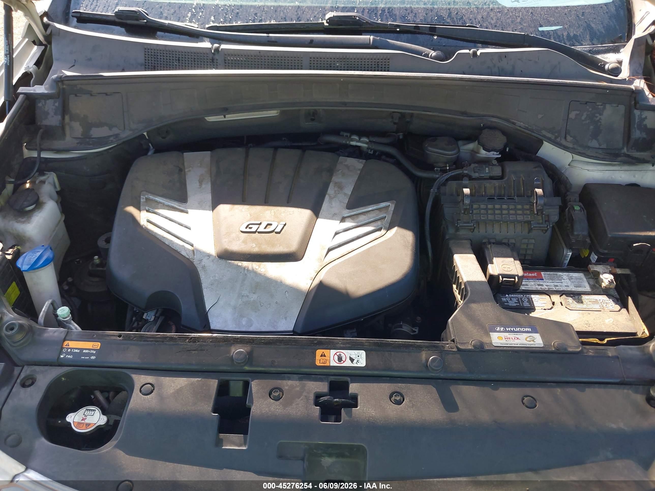 2015 Hyundai Santa Fe Limited White vin: KM8SR4HF3FU128454