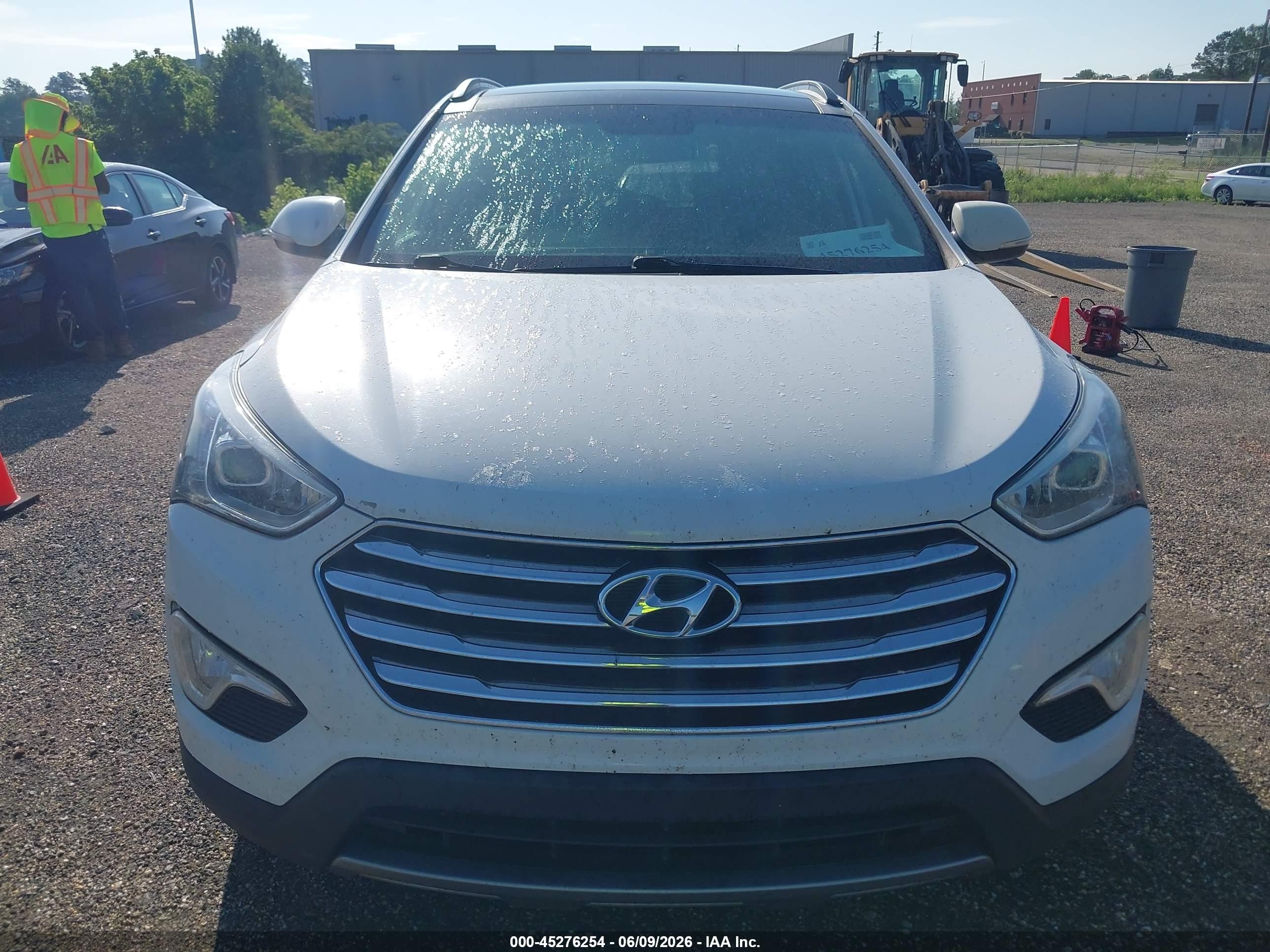 2015 Hyundai Santa Fe Limited White vin: KM8SR4HF3FU128454