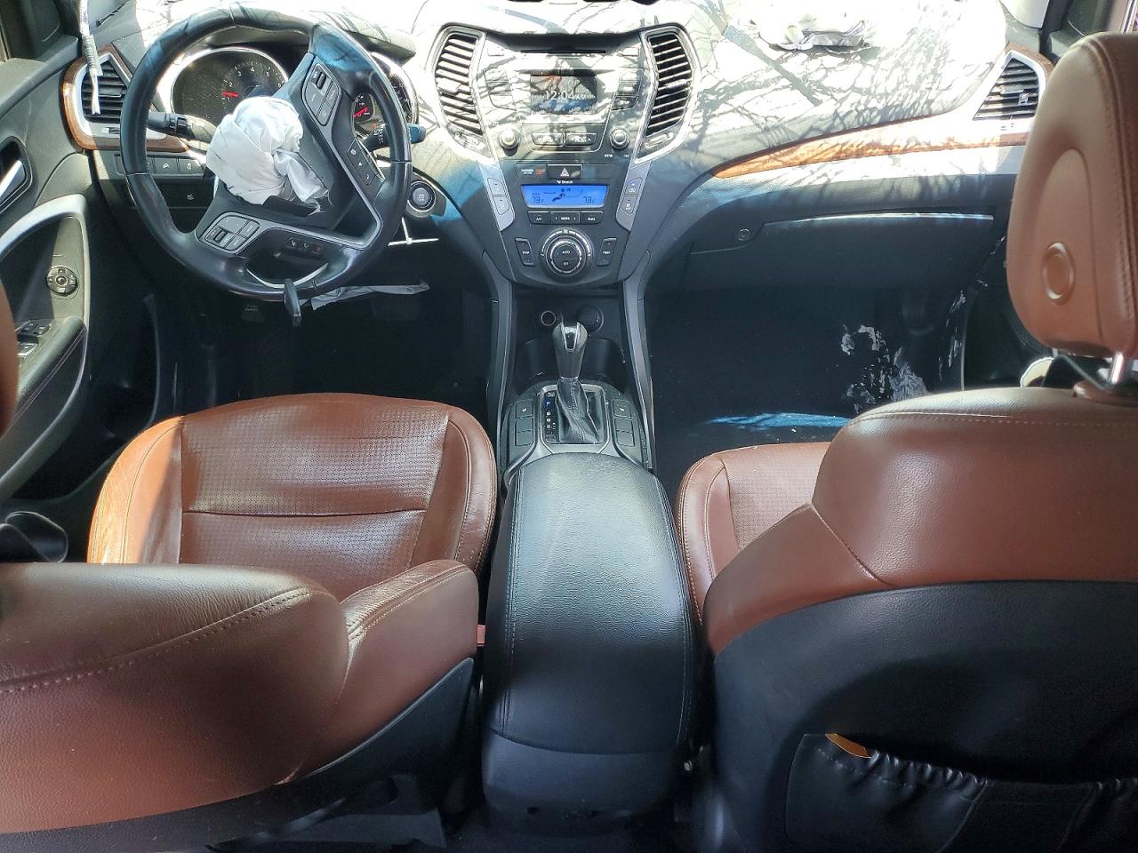 2013 Hyundai Santa Fe Limited Серебряный vin: KM8SR4HF4DU010149