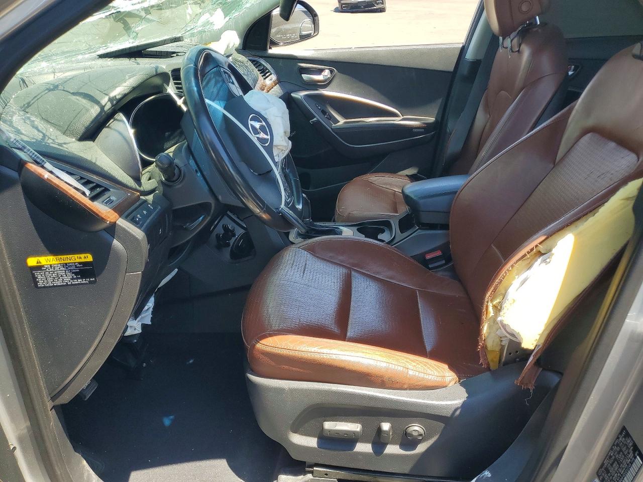 2013 Hyundai Santa Fe Limited Серебряный vin: KM8SR4HF4DU010149