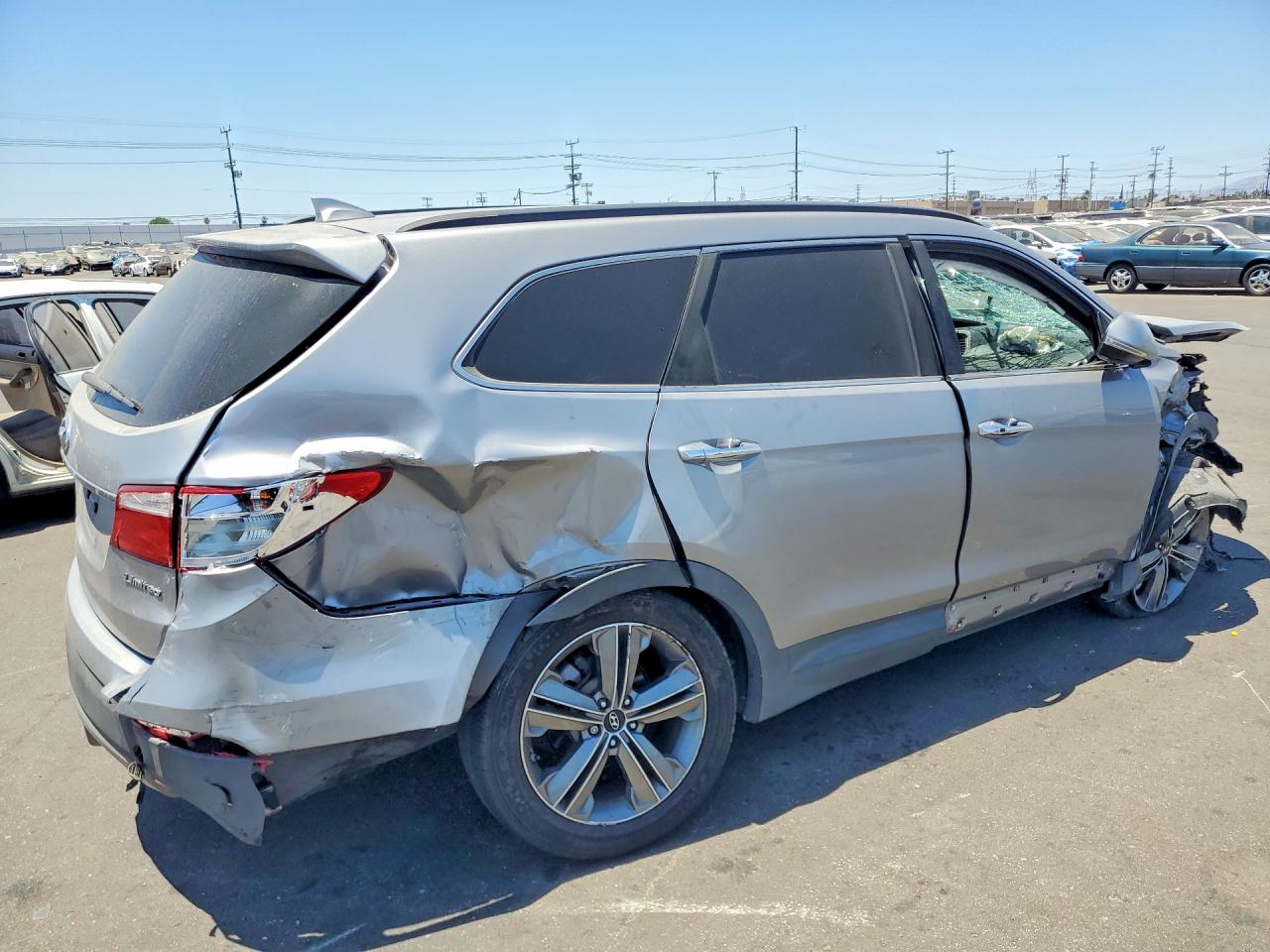 2013 Hyundai Santa Fe Limited Серебряный vin: KM8SR4HF4DU010149