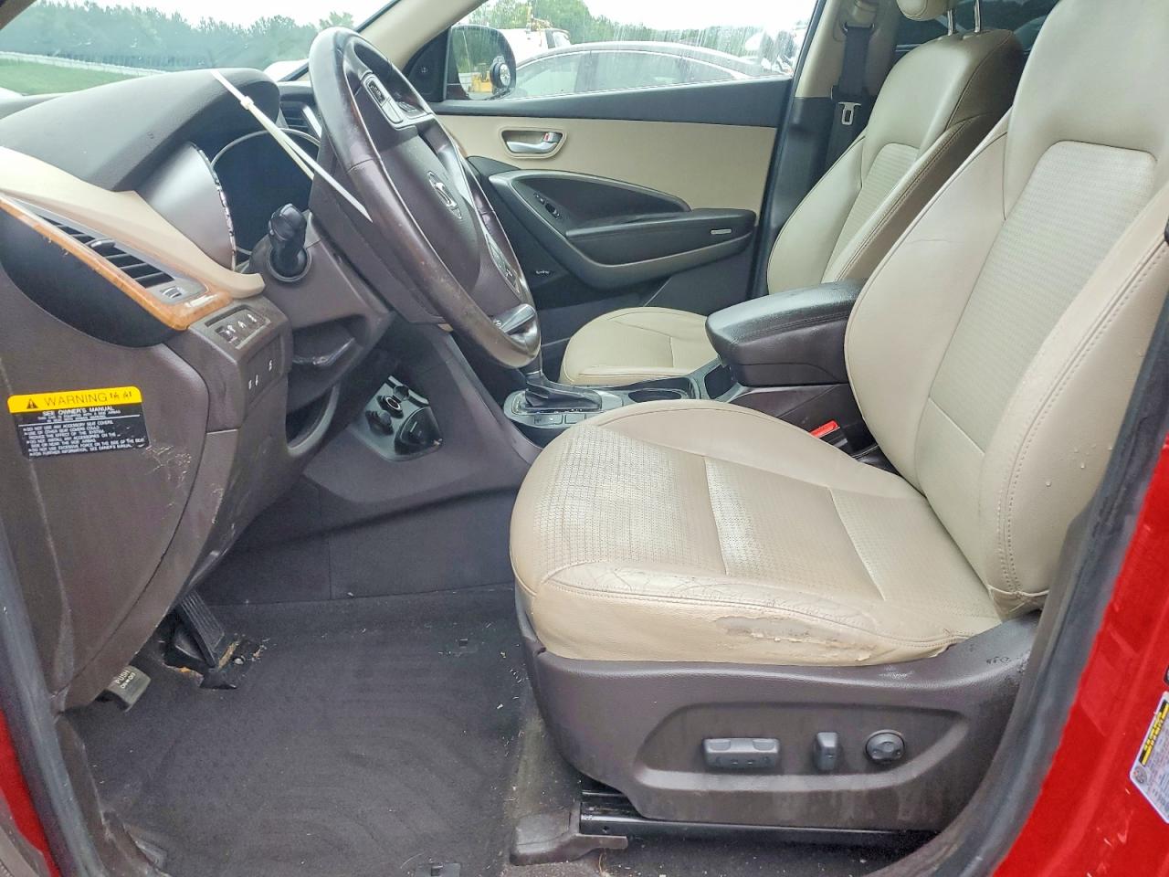 2013 Hyundai Santa Fe Limited Red vin: KM8SR4HF4DU019353