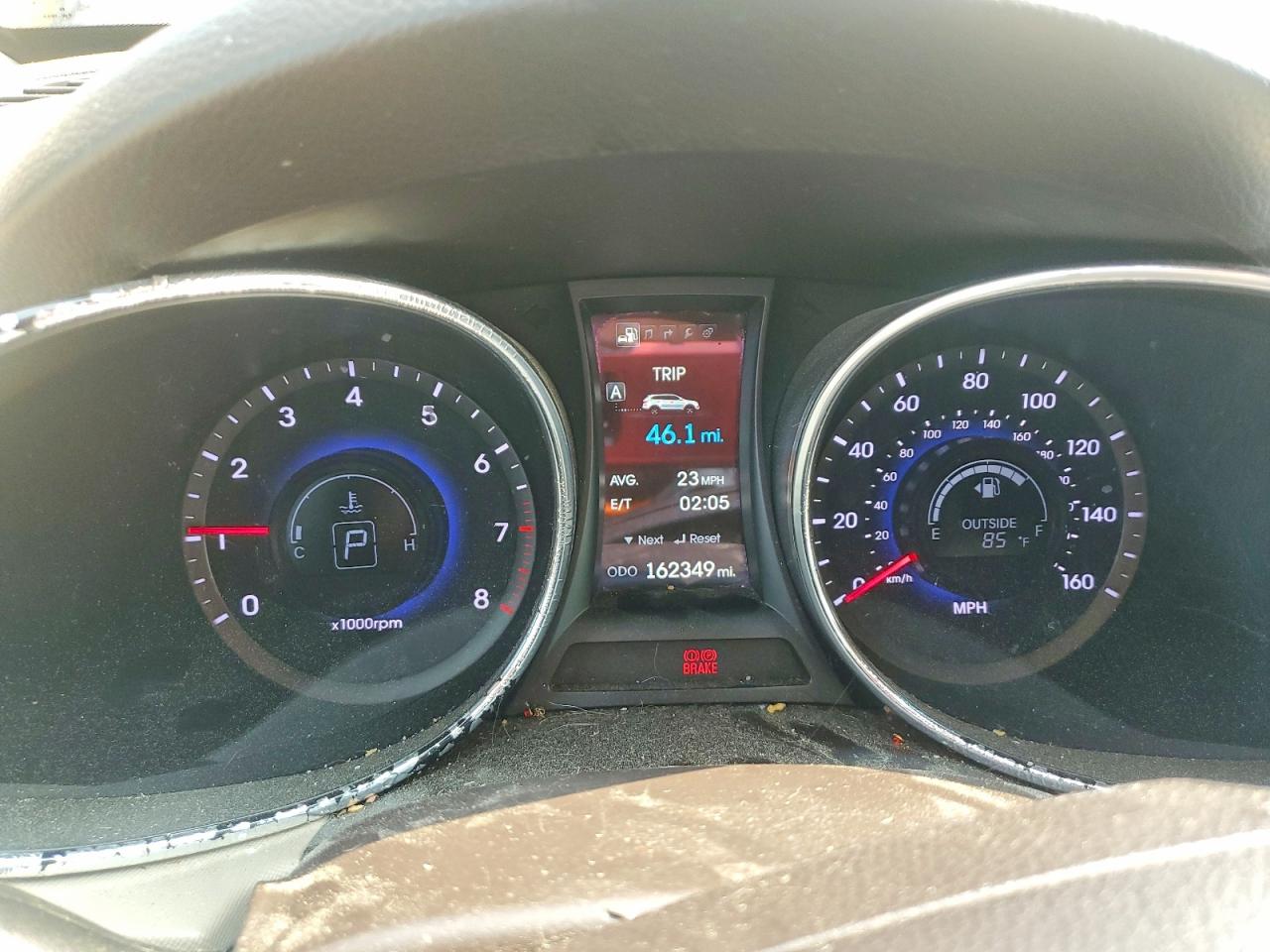 2013 Hyundai Santa Fe Limited Red vin: KM8SR4HF4DU019353