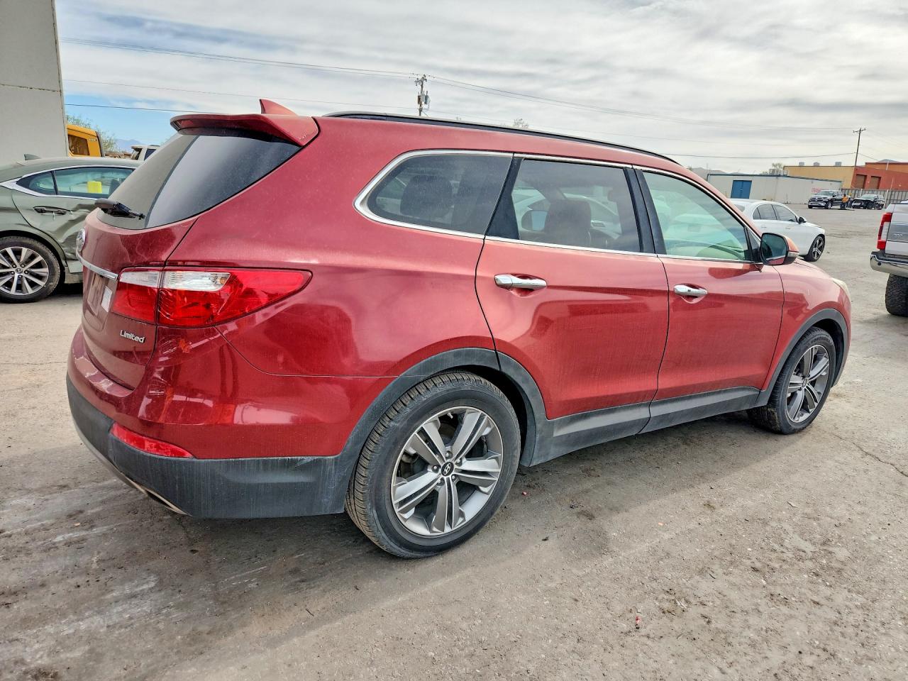 2013 Hyundai Santa Fe Limited 4d Burgundy vin: KM8SR4HF4DU024178