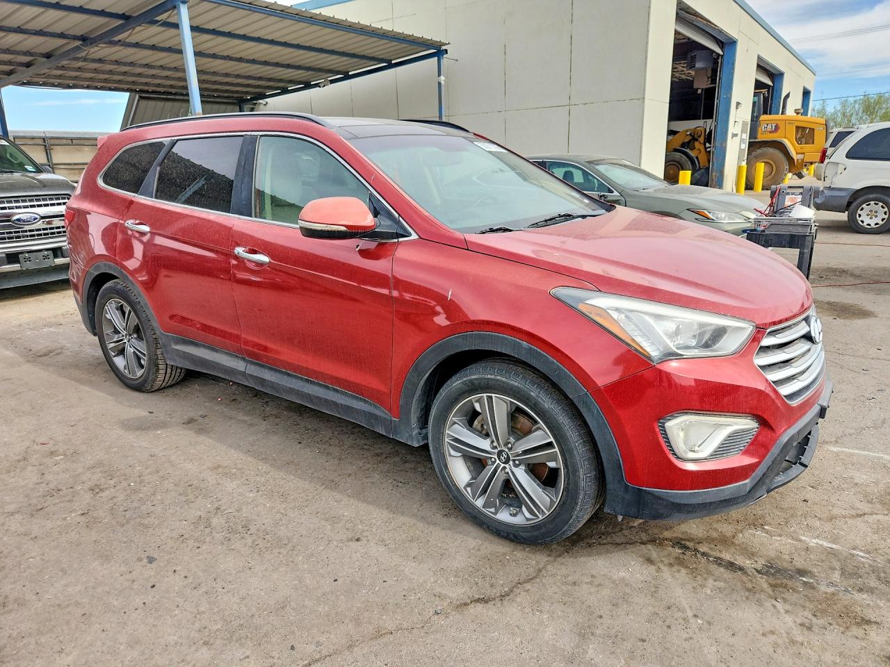 2013 Hyundai Santa Fe Limited 4d Burgundy vin: KM8SR4HF4DU024178