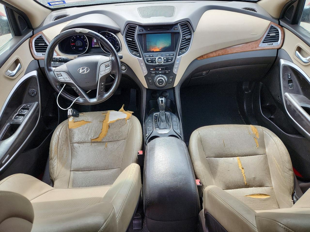 2013 Hyundai Santa Fe Limited 4d Burgundy vin: KM8SR4HF4DU024178