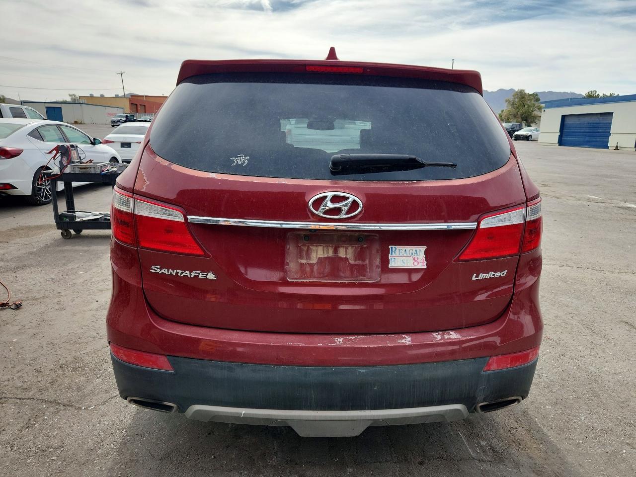 2013 Hyundai Santa Fe Limited 4d Burgundy vin: KM8SR4HF4DU024178