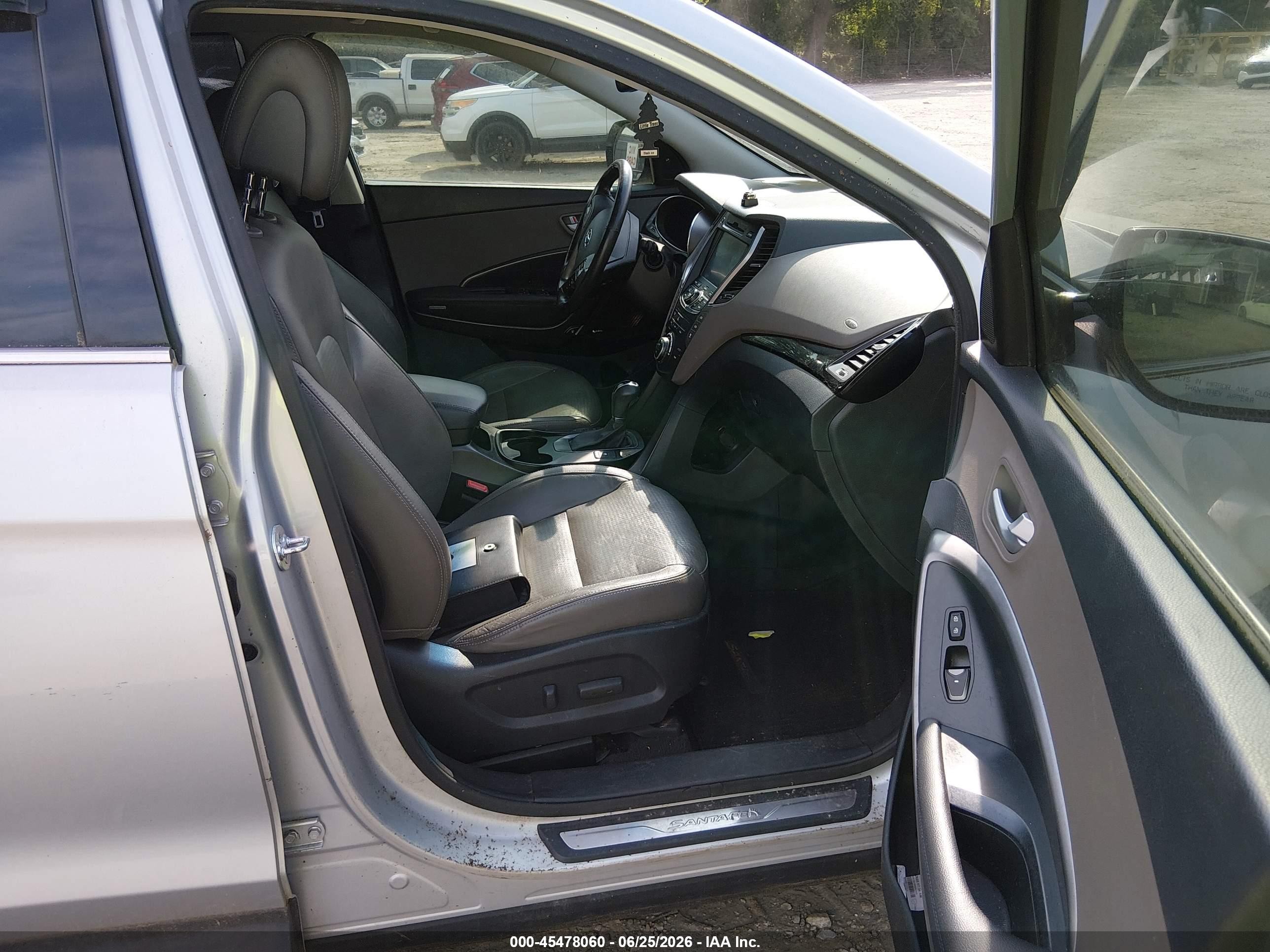 2014 Hyundai Santa Fe Limited Silver vin: KM8SR4HF4EU041015
