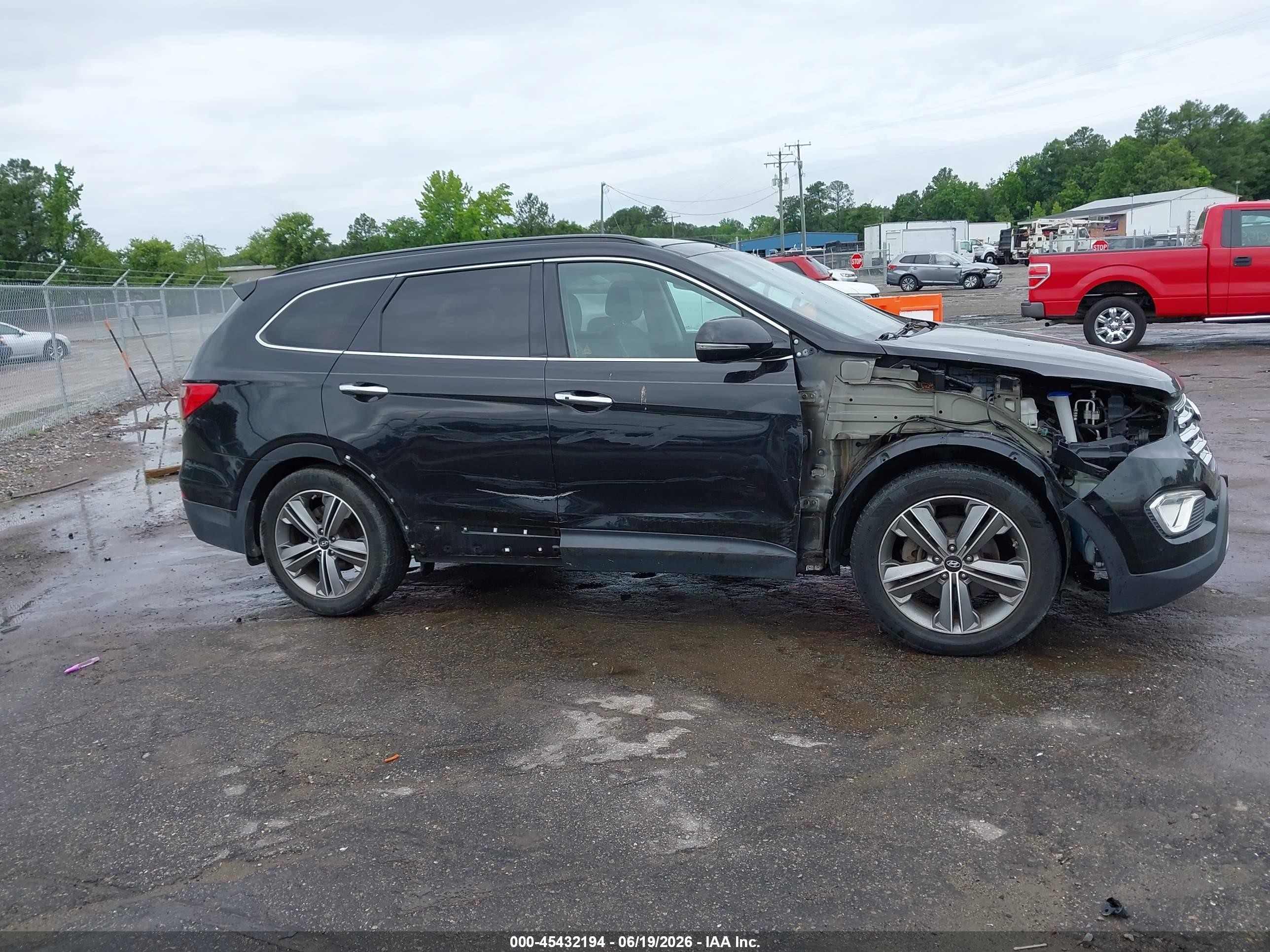 2014 Hyundai Santa Fe Gls Black vin: KM8SR4HF4EU075729