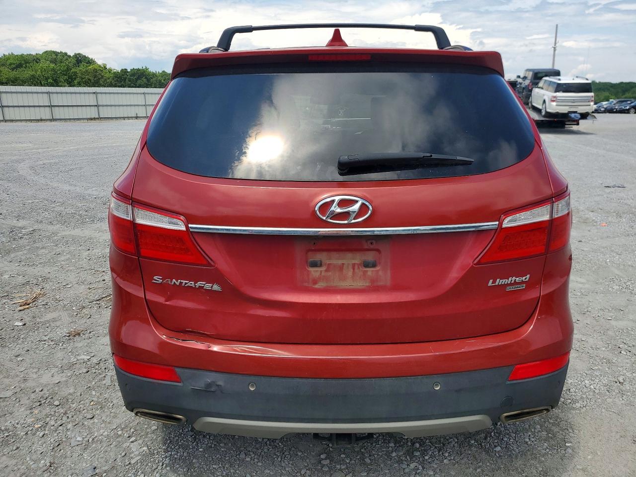 2014 Hyundai Santa Fe Limited Red vin: KM8SR4HF4EU077447