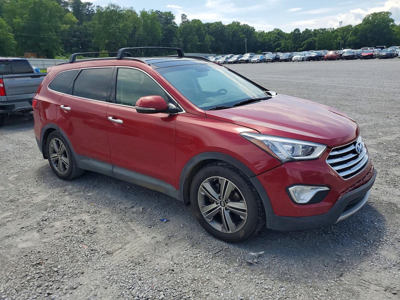 2014 Hyundai Santa Fe Limited Red vin: KM8SR4HF4EU077447