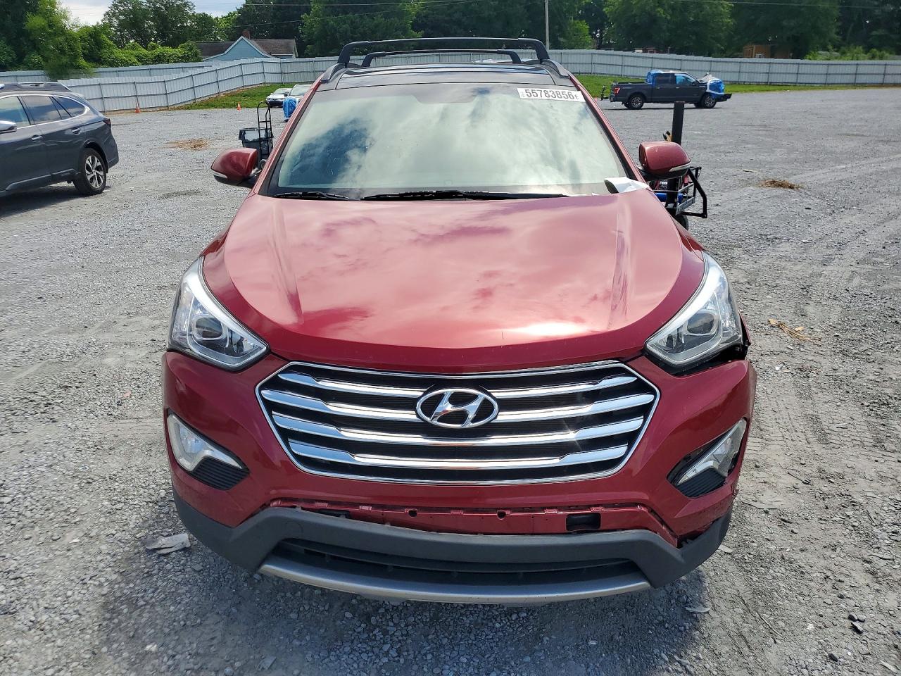 2014 Hyundai Santa Fe Limited Red vin: KM8SR4HF4EU077447