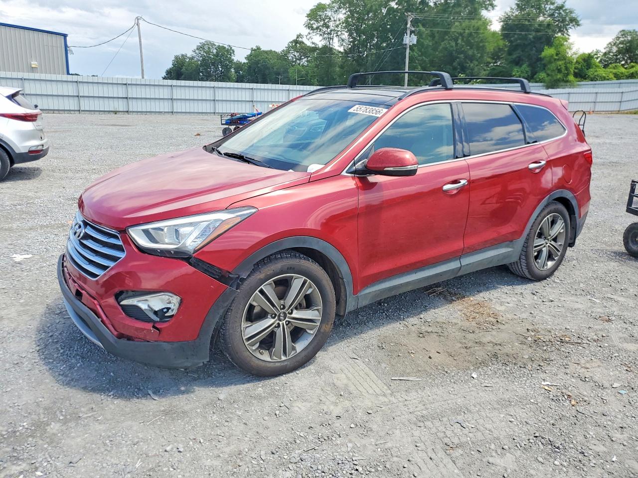 2014 Hyundai Santa Fe Limited Red vin: KM8SR4HF4EU077447