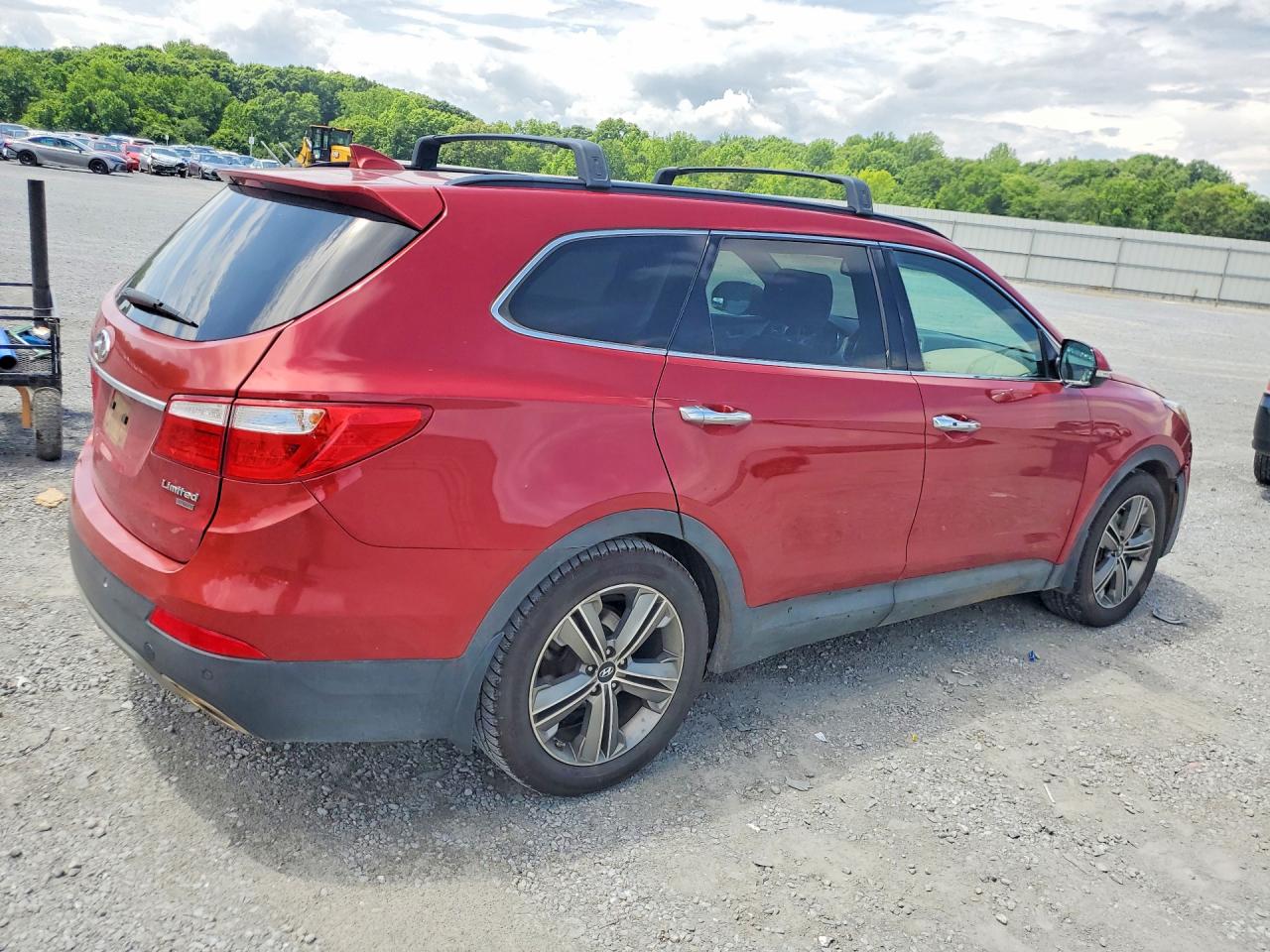 2014 Hyundai Santa Fe Limited Red vin: KM8SR4HF4EU077447