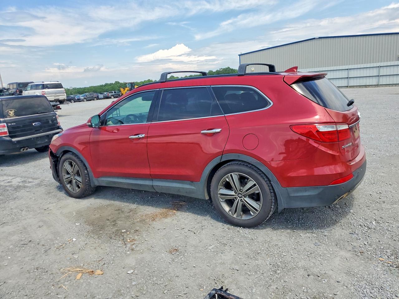 2014 Hyundai Santa Fe Limited Red vin: KM8SR4HF4EU077447