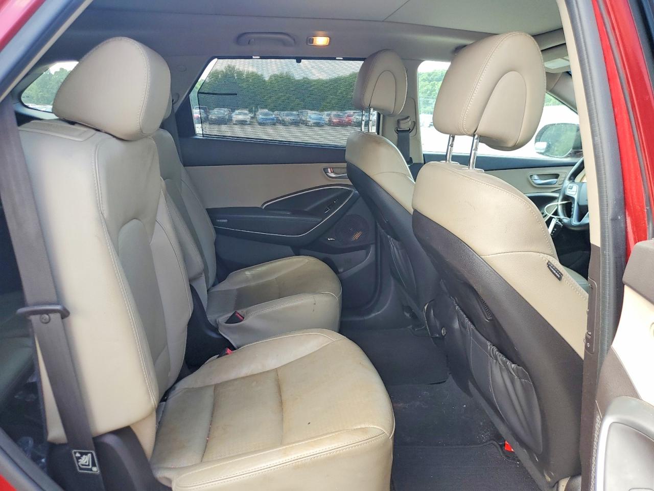 2014 Hyundai Santa Fe Limited Red vin: KM8SR4HF4EU077447
