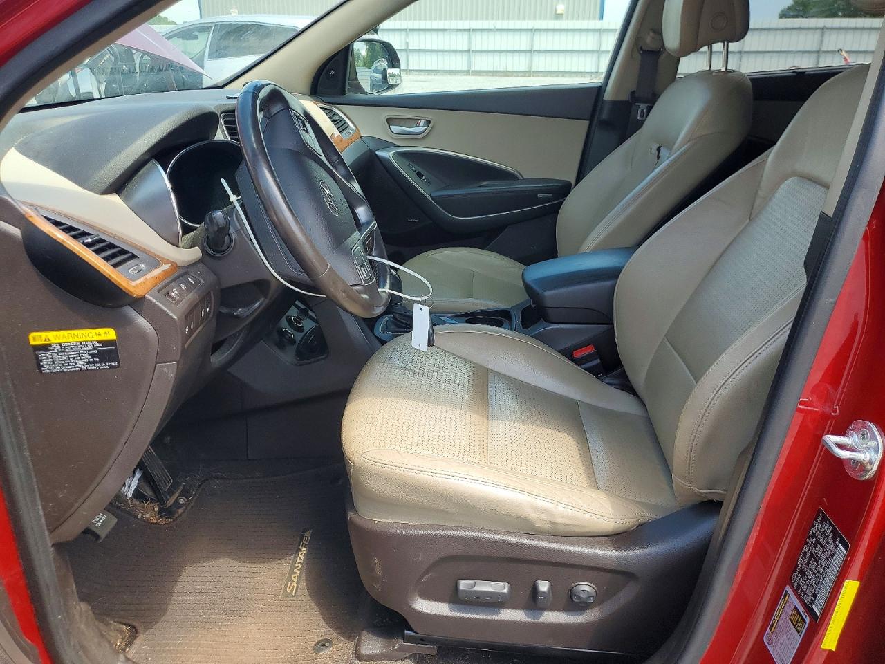 2014 Hyundai Santa Fe Limited Red vin: KM8SR4HF4EU077447
