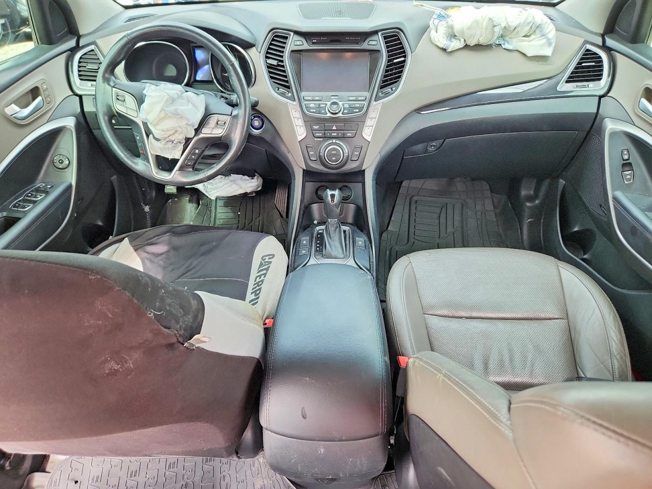 2015 Hyundai Santa Fe Limited Black vin: KM8SR4HF4FU097716
