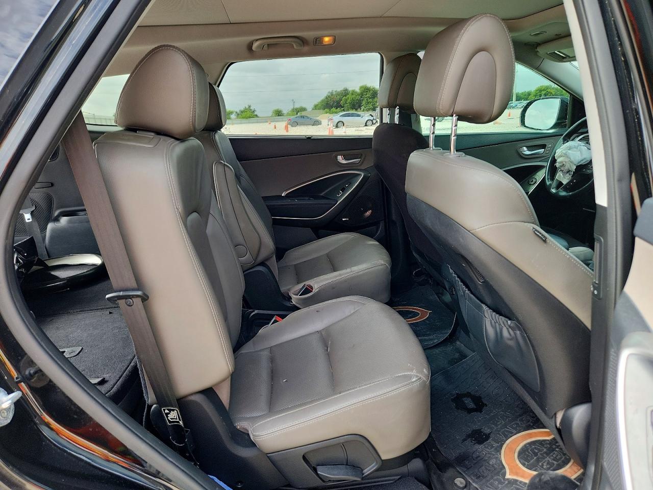 2015 Hyundai Santa Fe Limited Black vin: KM8SR4HF4FU097716