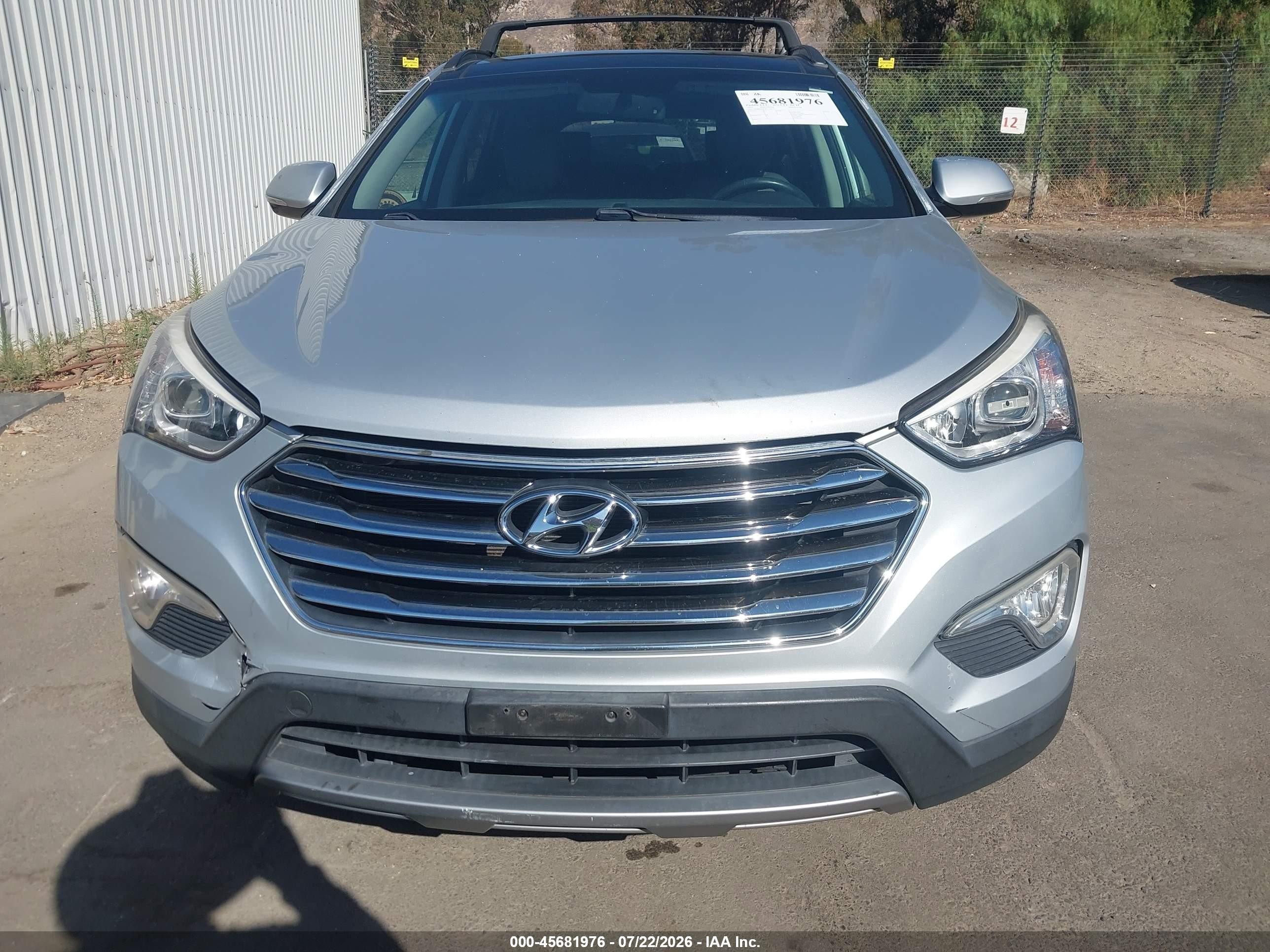 2015 Hyundai Santa Fe Limited Silver vin: KM8SR4HF4FU124235