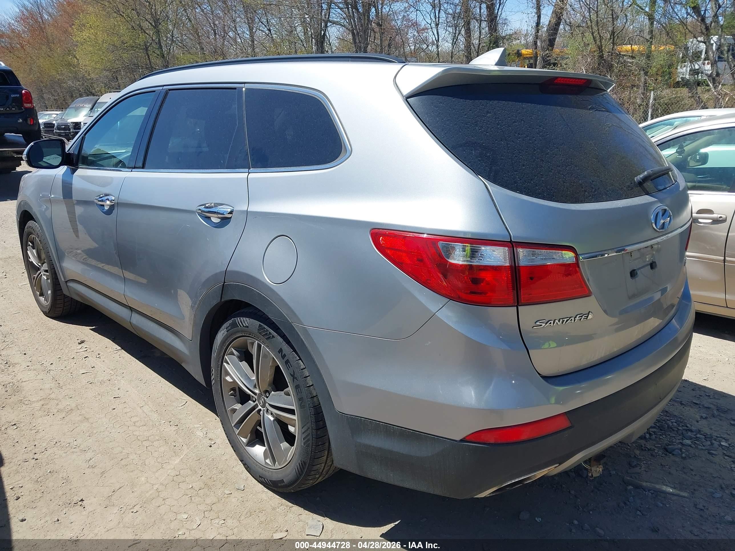 2013 Hyundai Santa Fe Limited Silver vin: KM8SR4HF5DU001587