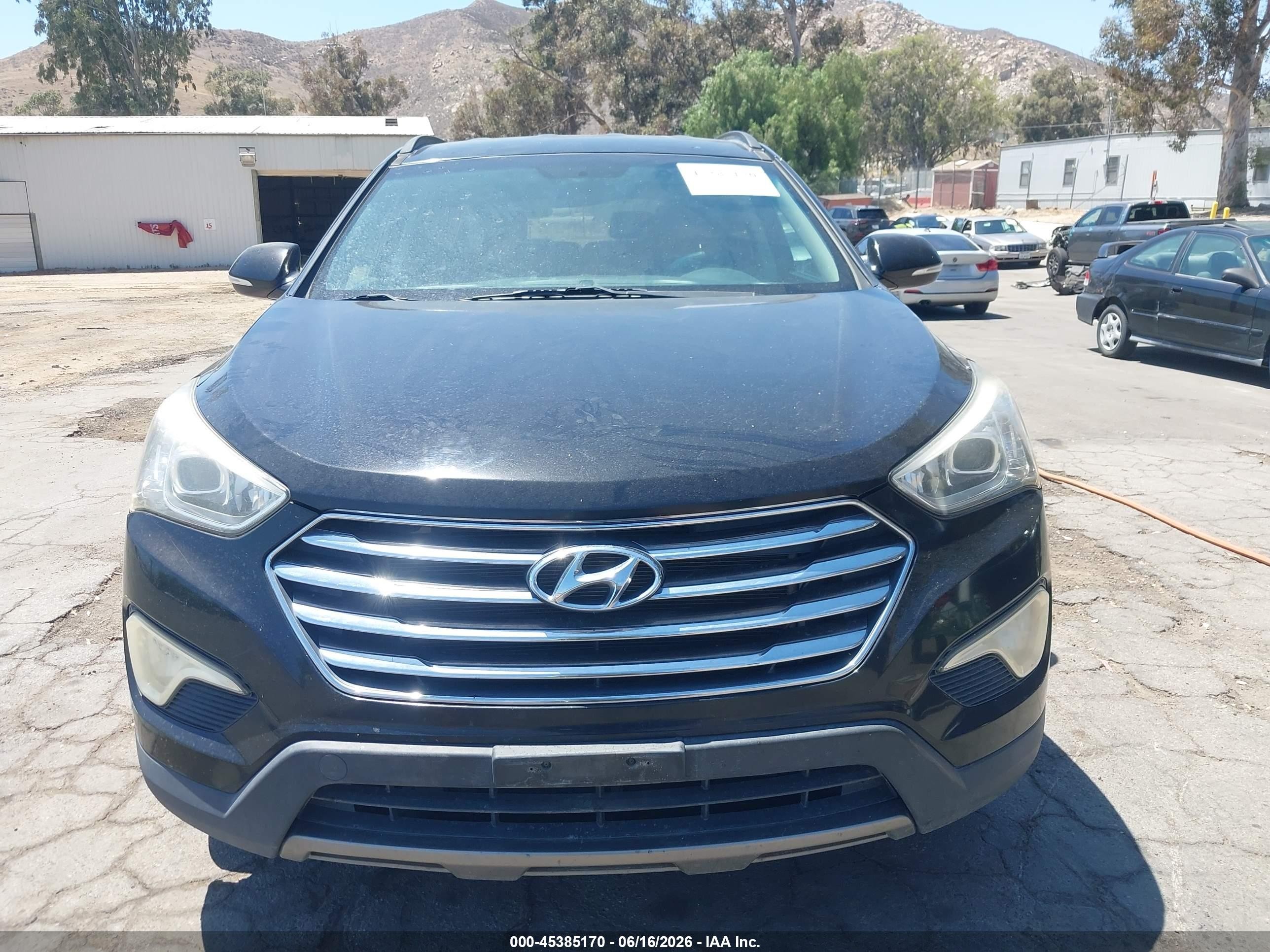 2013 Hyundai Santa Fe Limited Black vin: KM8SR4HF5DU002609