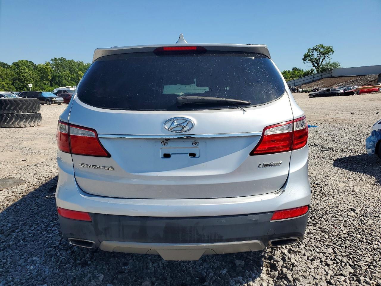 2013 Hyundai Santa Fe Limited Silver vin: KM8SR4HF5DU006191