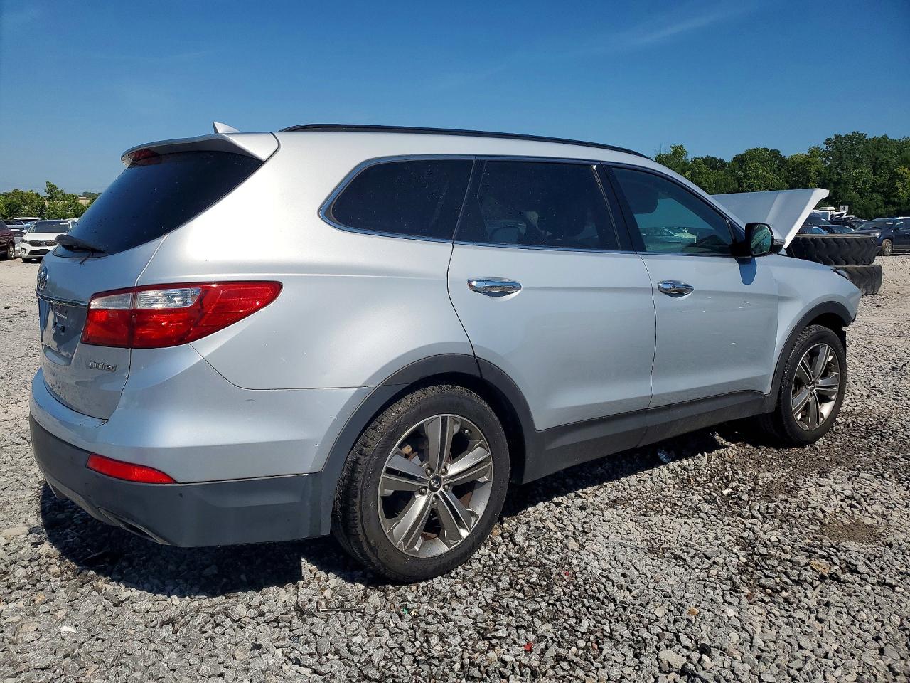 2013 Hyundai Santa Fe Limited Silver vin: KM8SR4HF5DU006191