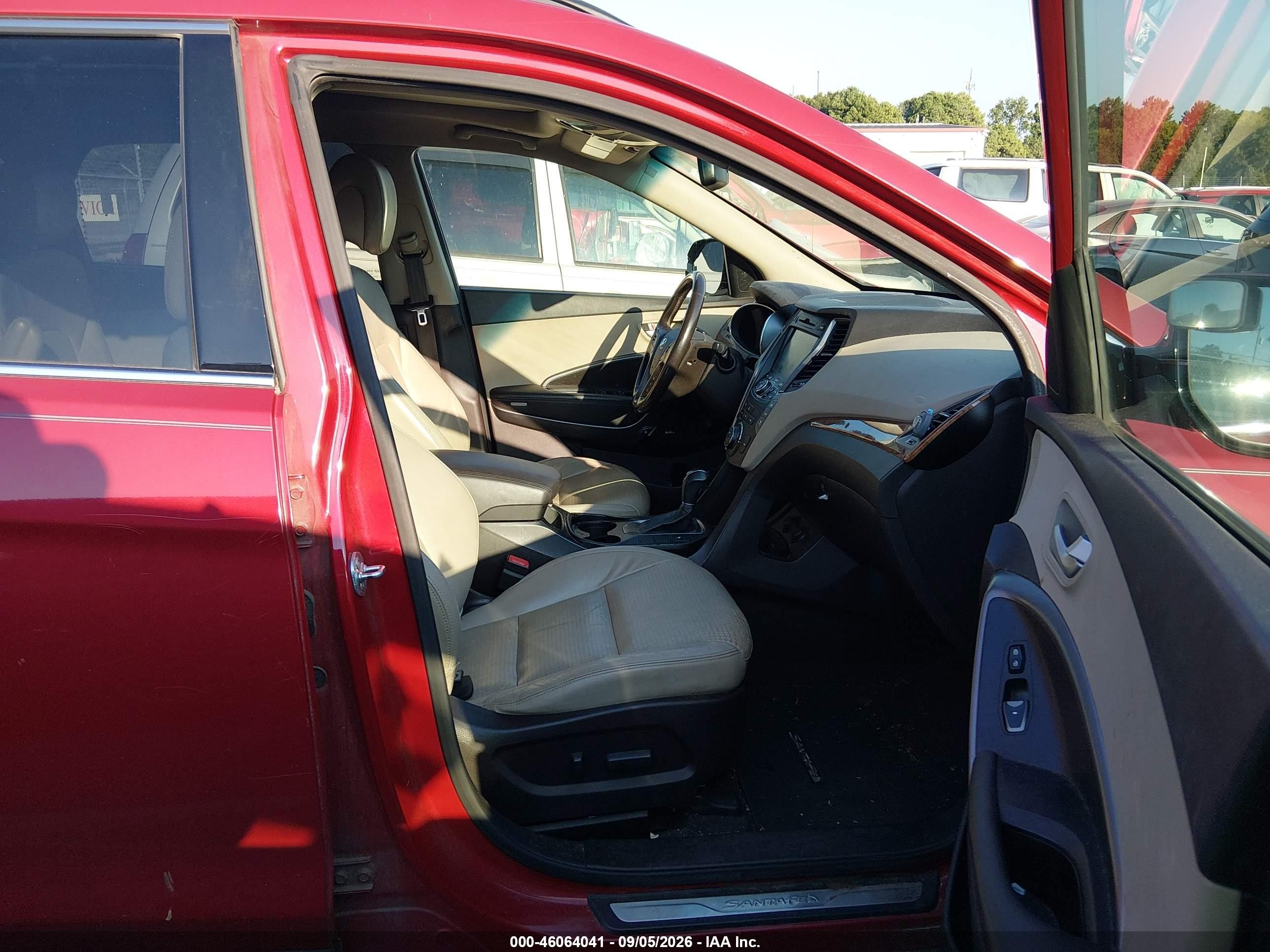 2013 Hyundai Santa Fe Limited Red vin: KM8SR4HF5DU013111