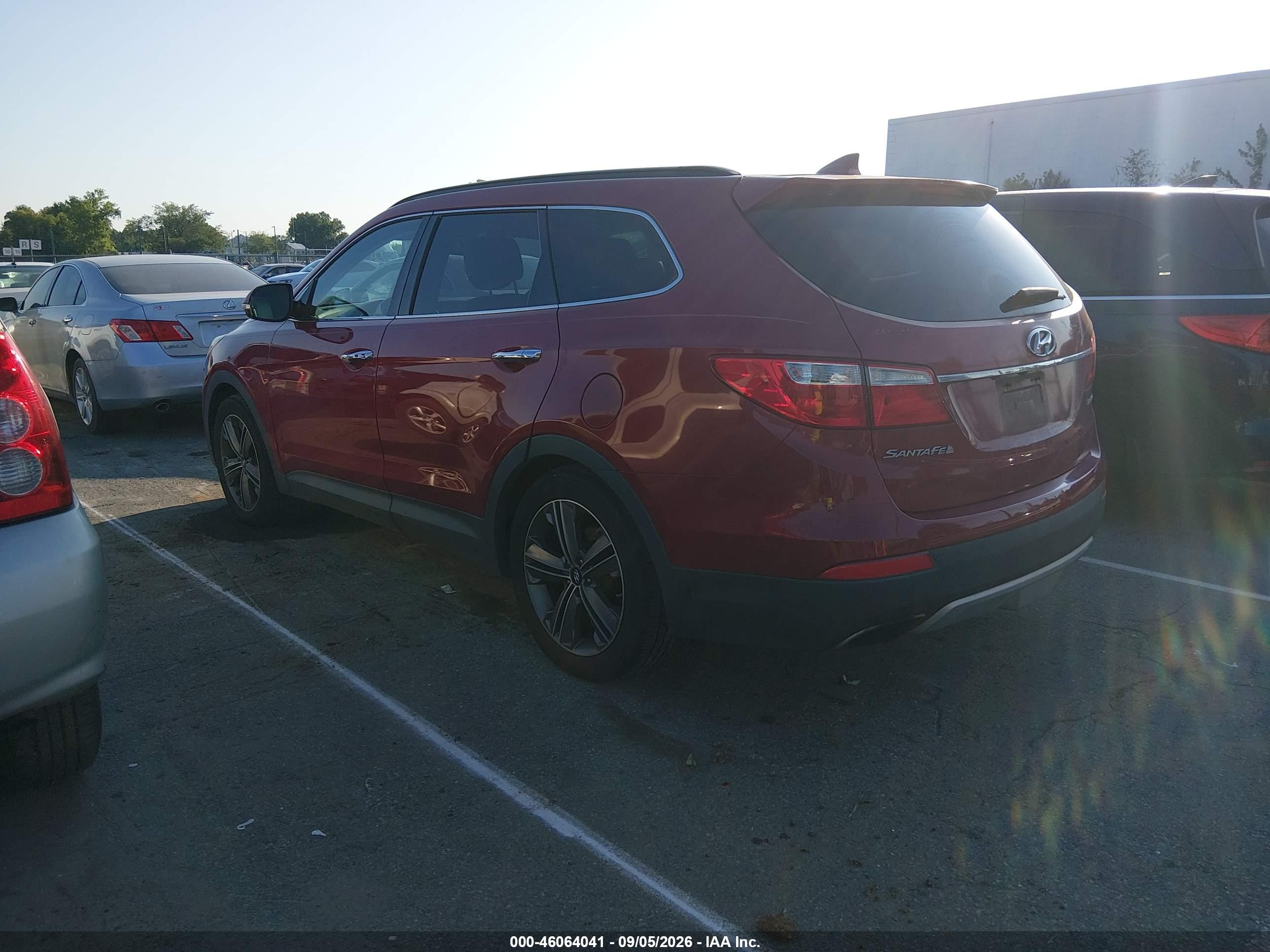 2013 Hyundai Santa Fe Limited Red vin: KM8SR4HF5DU013111