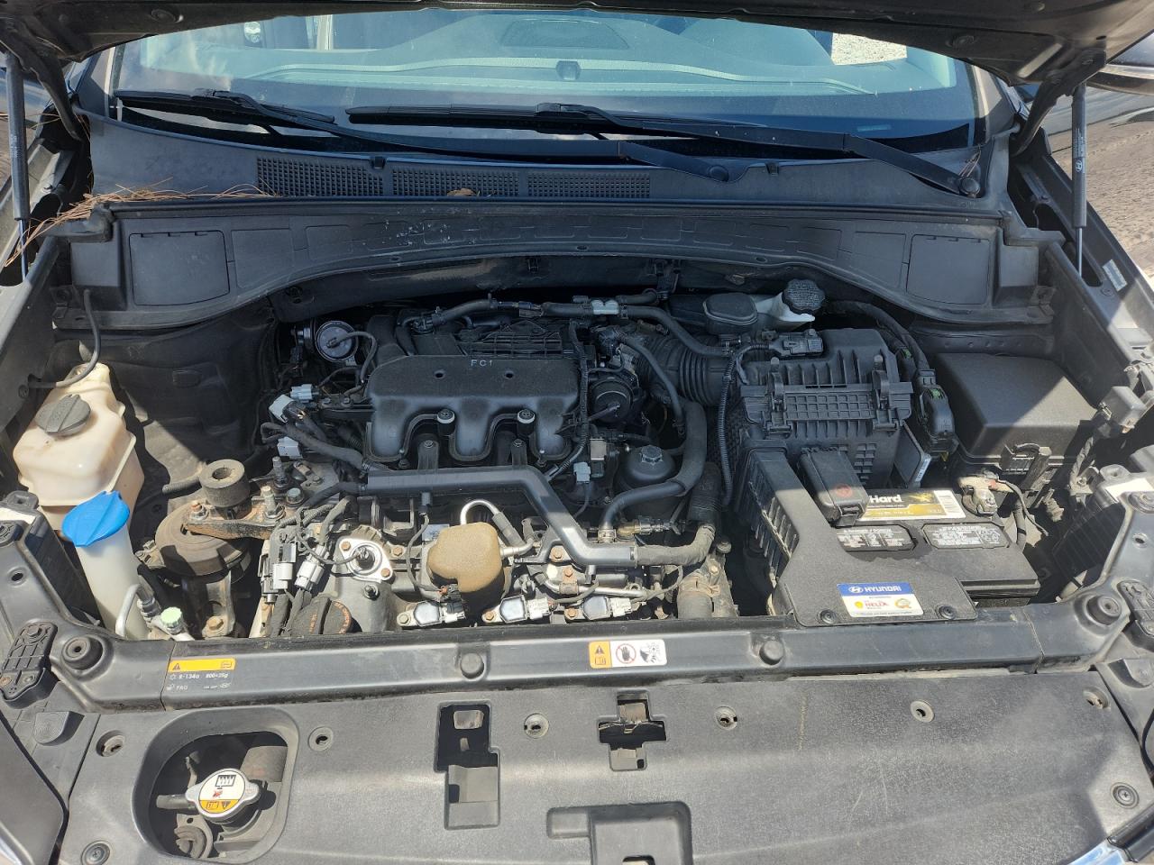 2014 Hyundai Santa Fe Gls Черный vin: KM8SR4HF5EU065078