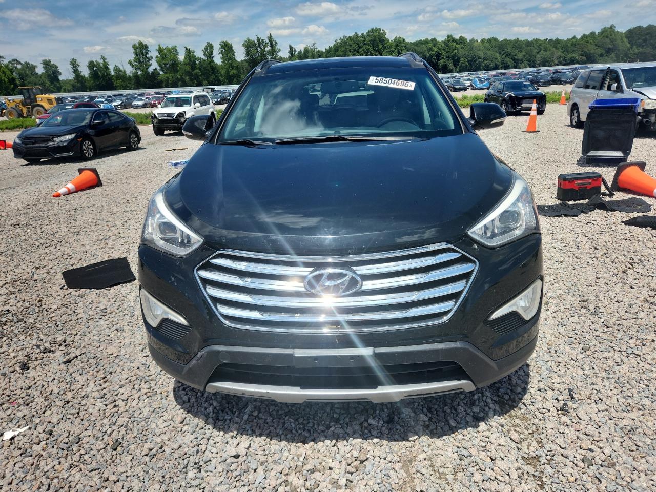 2014 Hyundai Santa Fe Gls Черный vin: KM8SR4HF5EU065078