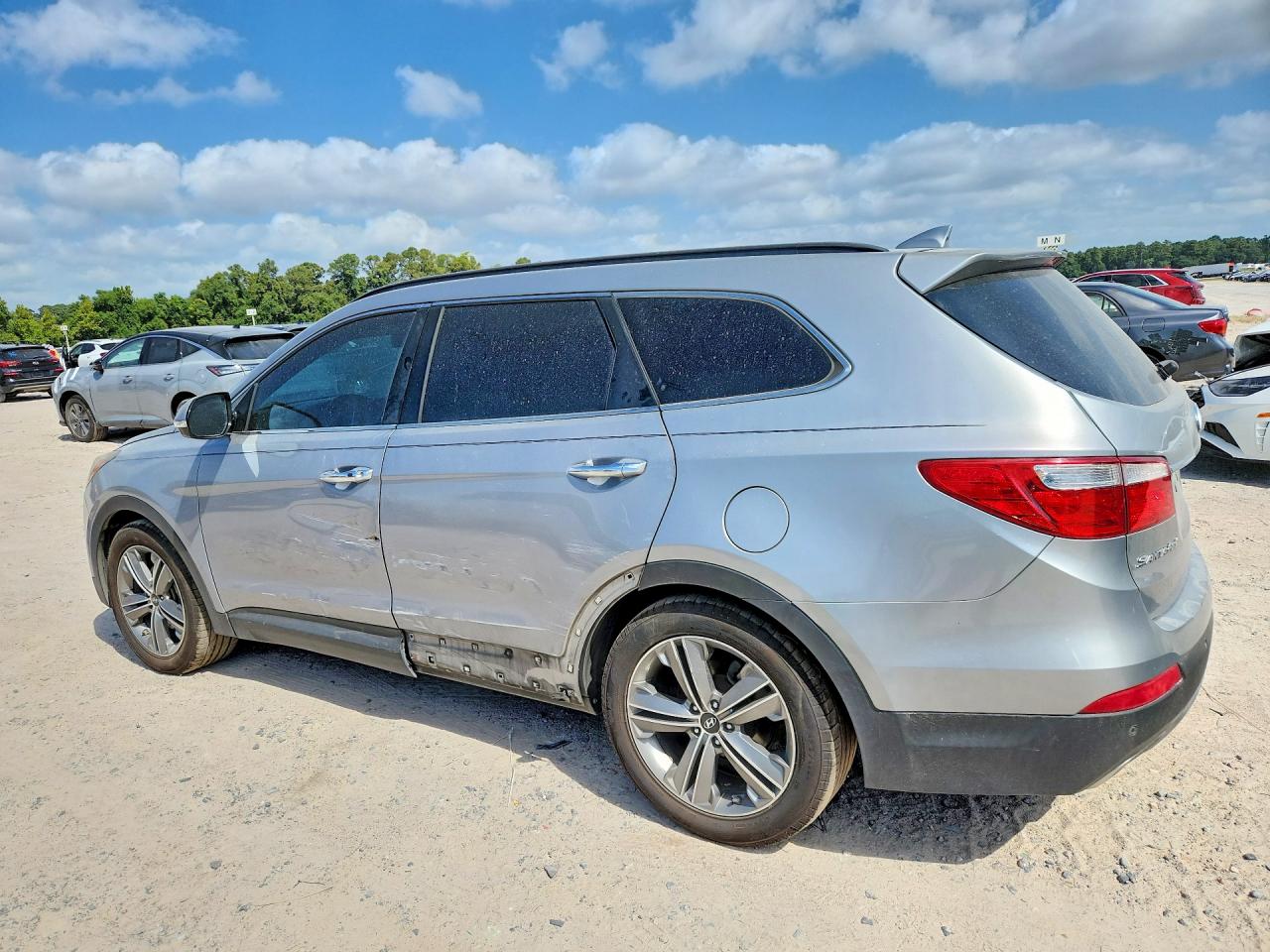 2014 Hyundai Santa Fe Gls Silver vin: KM8SR4HF5EU072810