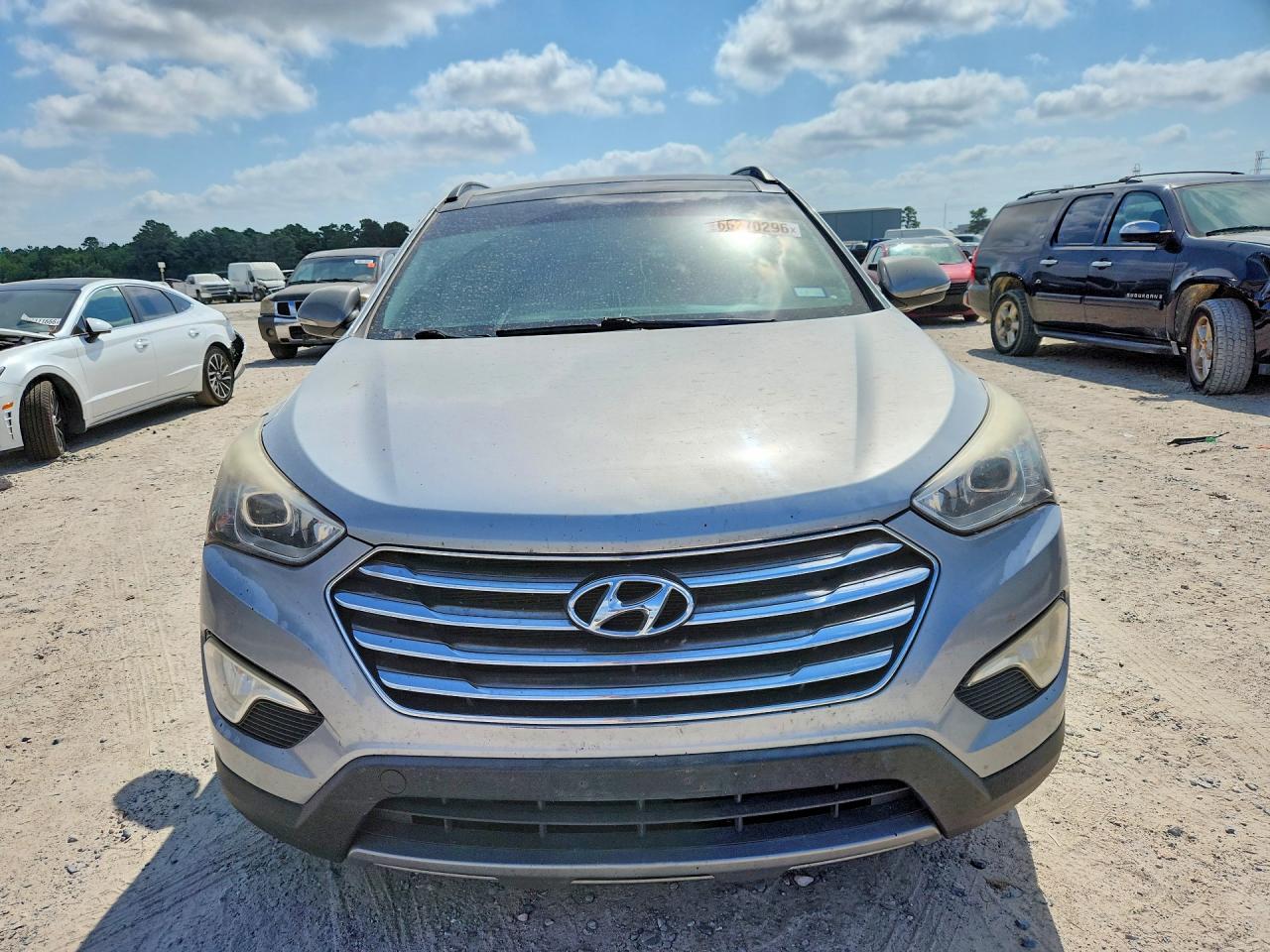 2014 Hyundai Santa Fe Gls Silver vin: KM8SR4HF5EU072810