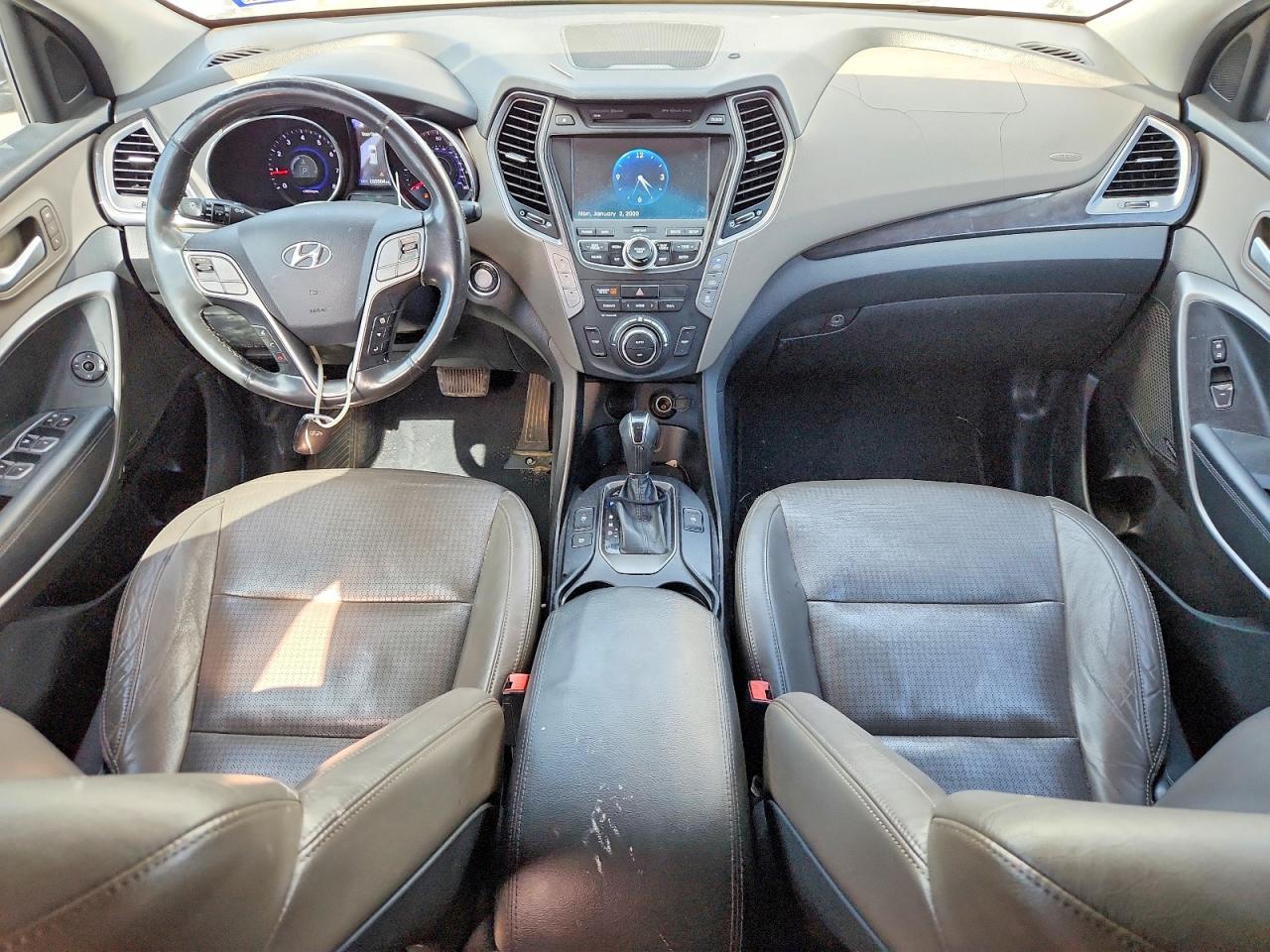 2014 Hyundai Santa Fe Gls Silver vin: KM8SR4HF5EU072810