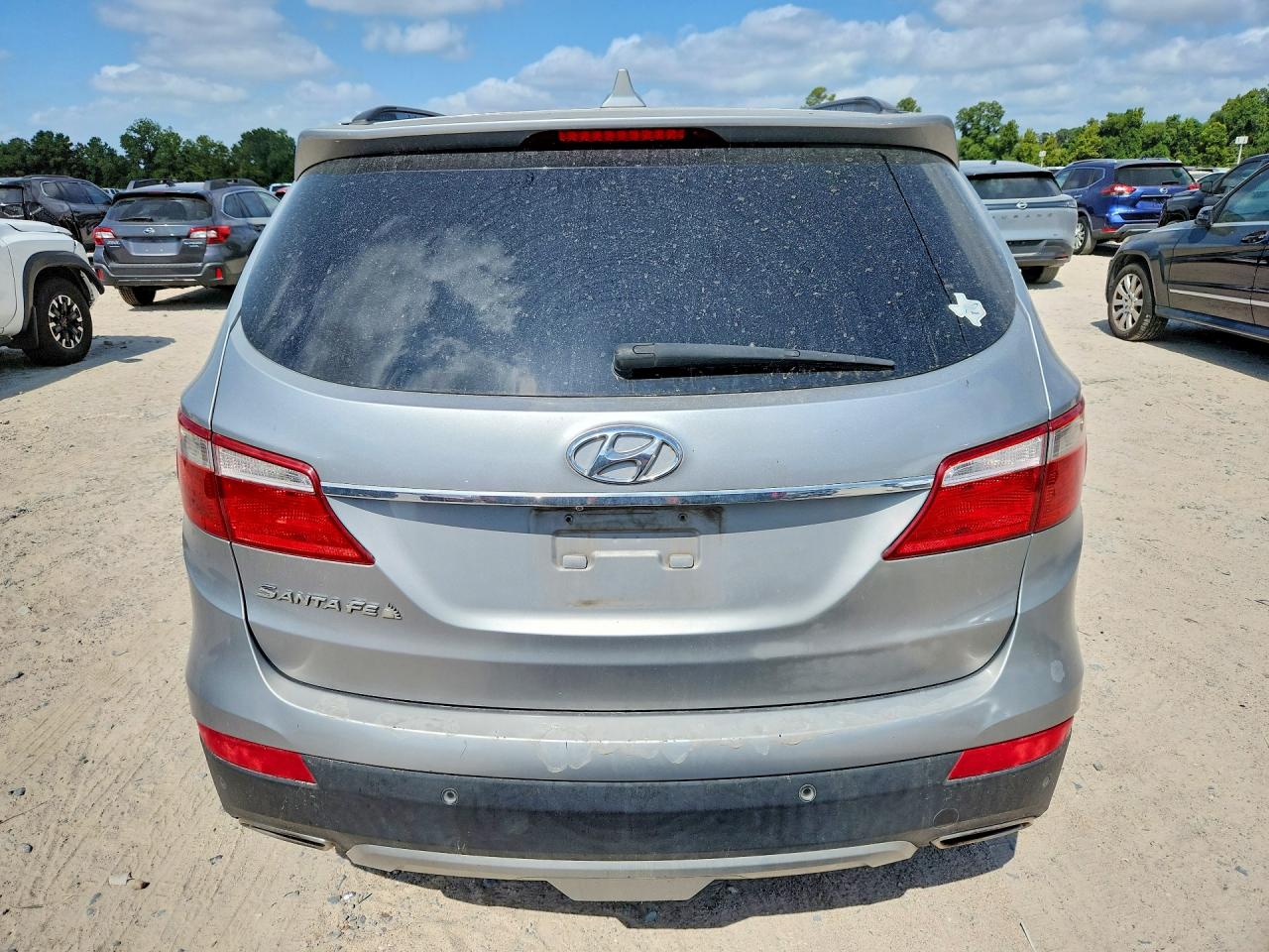 2014 Hyundai Santa Fe Gls Silver vin: KM8SR4HF5EU072810
