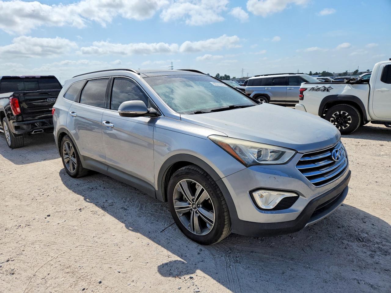2014 Hyundai Santa Fe Gls Silver vin: KM8SR4HF5EU072810