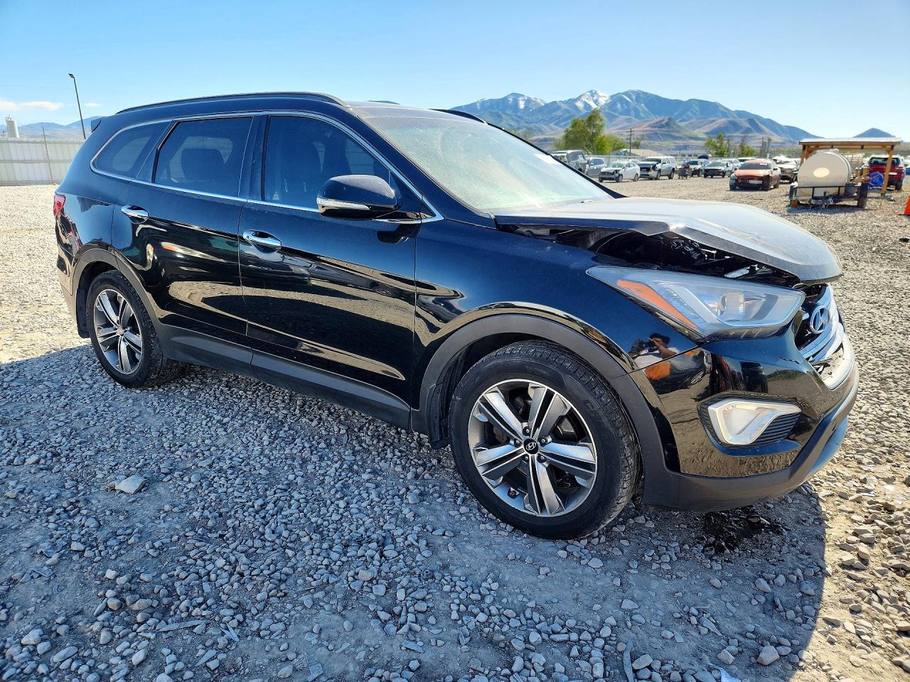 2015 Hyundai Santa Fe Gls Black vin: KM8SR4HF5FU099183