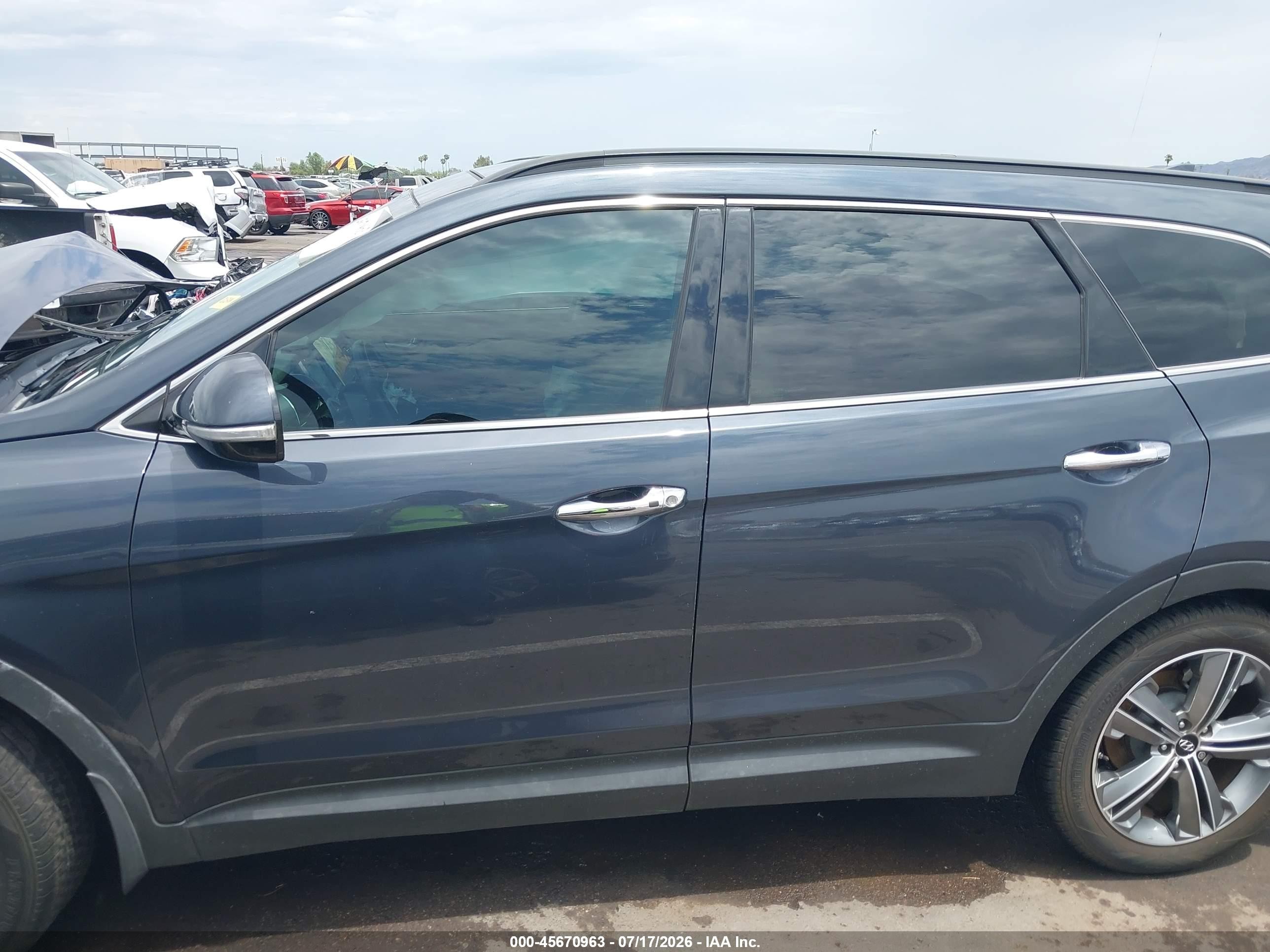 2015 Hyundai Santa Fe Gls Черный vin: KM8SR4HF5FU129444