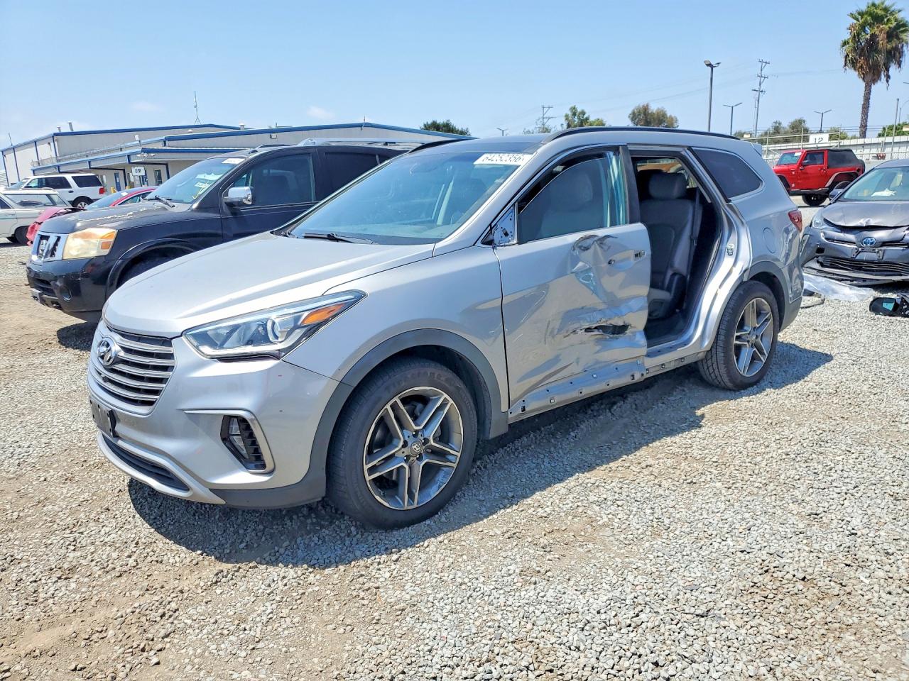 2017 Hyundai Santa Fe Limited Ultimate Silver vin: KM8SR4HF5HU178145