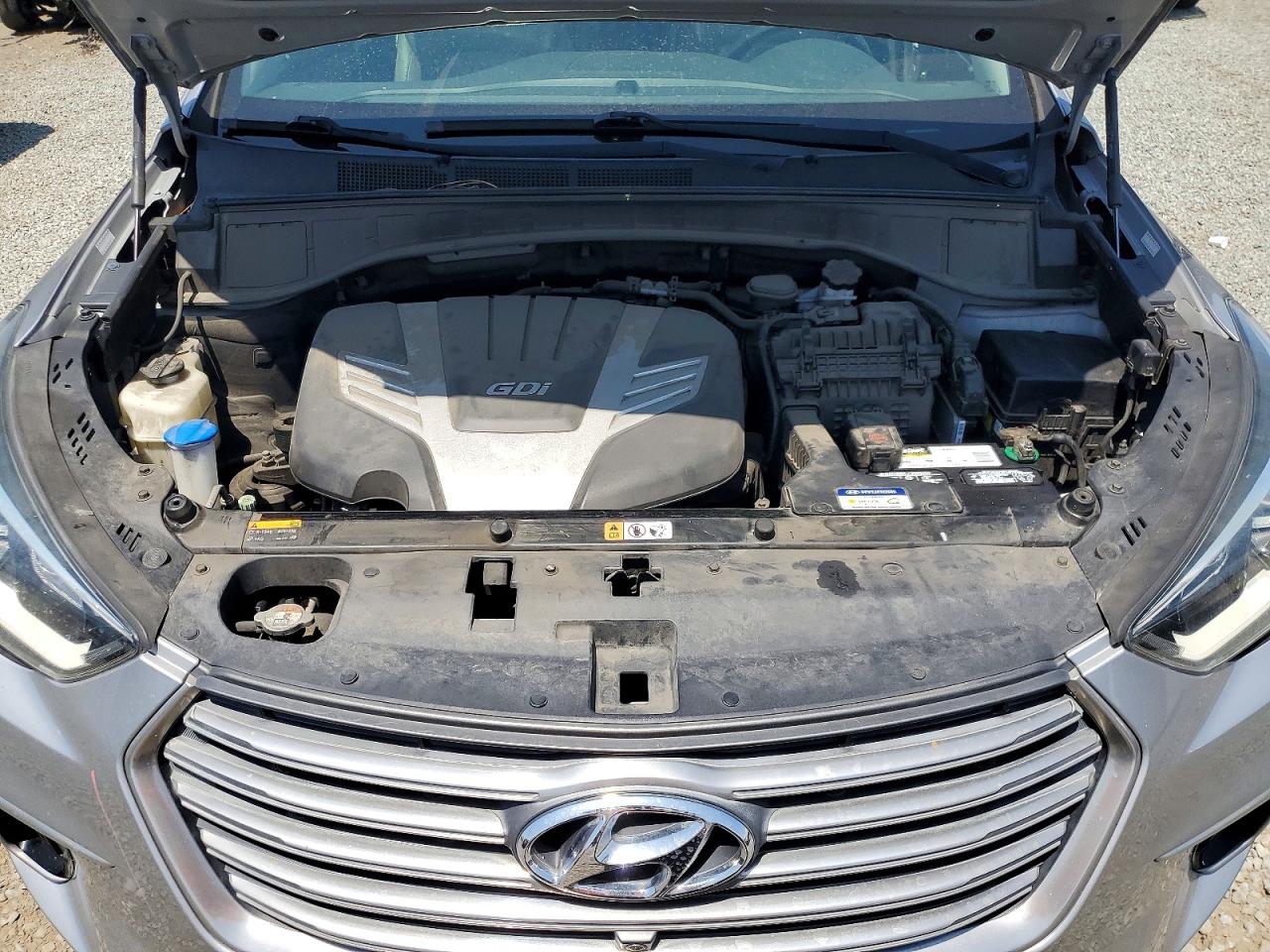 2017 Hyundai Santa Fe Limited Ultimate Silver vin: KM8SR4HF5HU178145