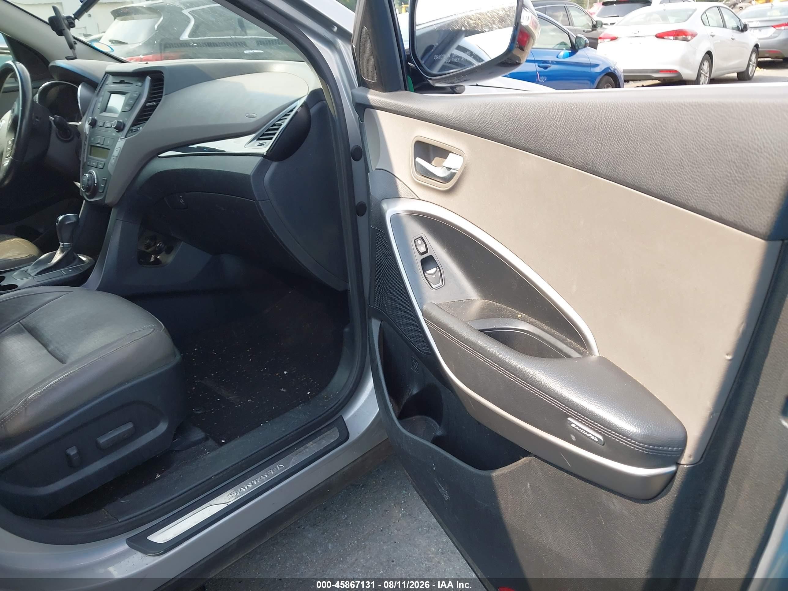 2013 Hyundai Santa Fe Limited Gray vin: KM8SR4HF6DU001940