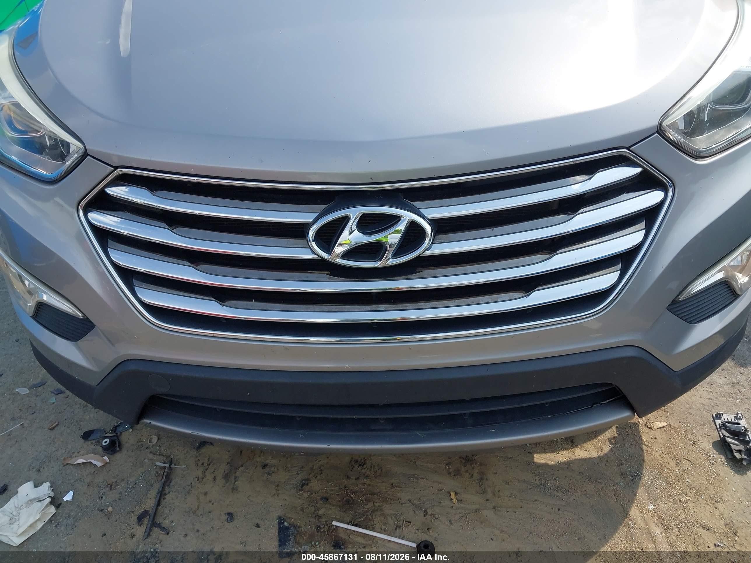 2013 Hyundai Santa Fe Limited Gray vin: KM8SR4HF6DU001940