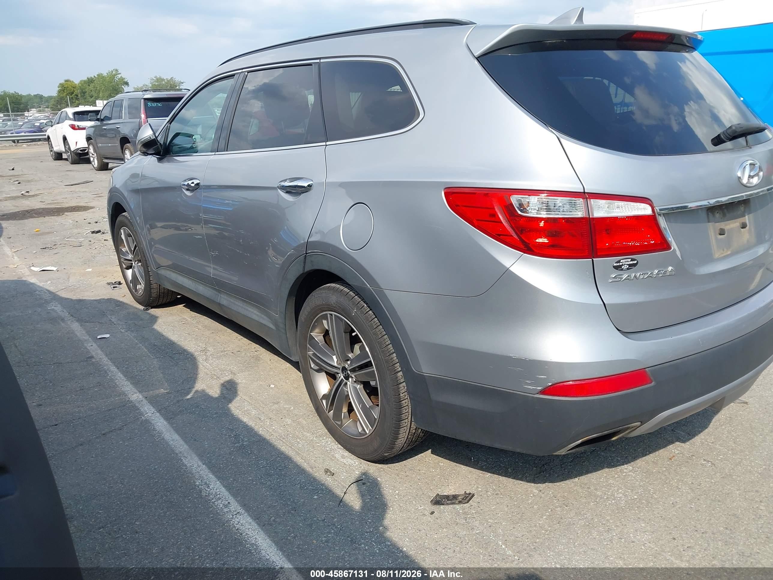 2013 Hyundai Santa Fe Limited Gray vin: KM8SR4HF6DU001940